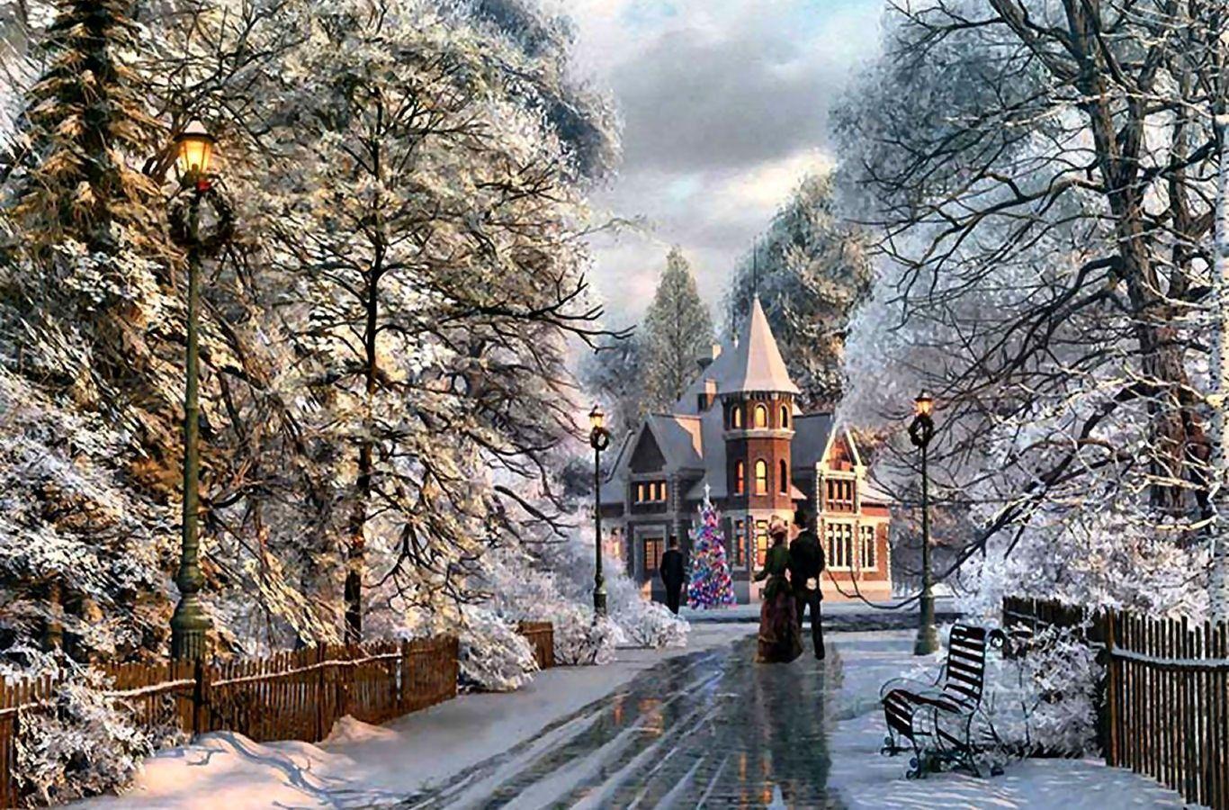1366x900 England Winter Wallpaper, HD England Winter Background on WallpaperBat