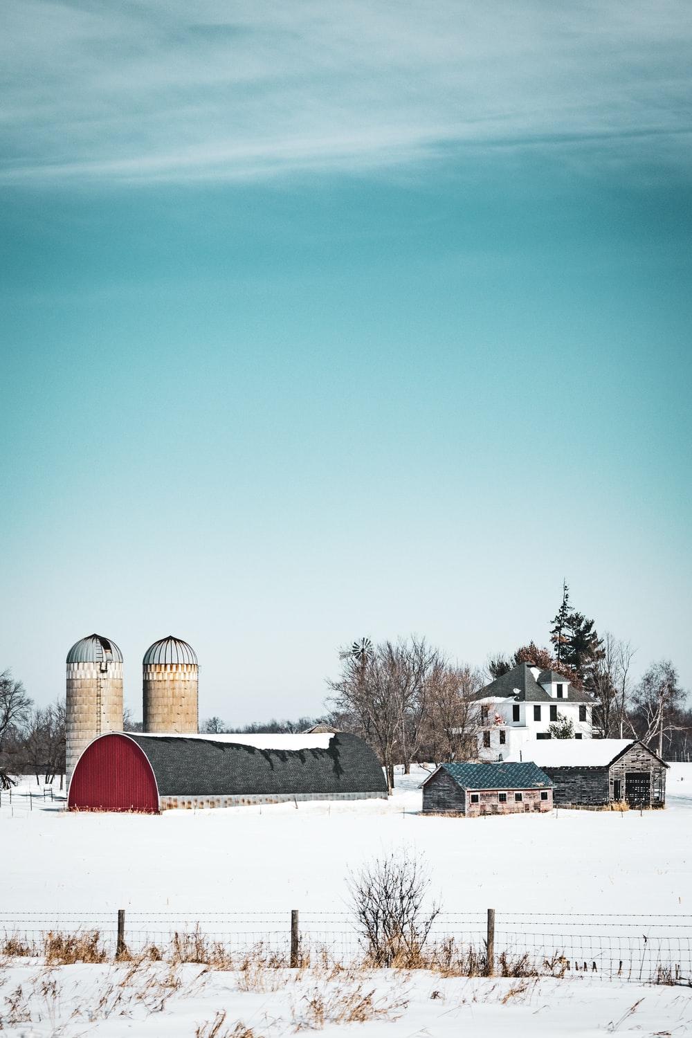 1000x1500 Winter Farm Picture. Download Free Image