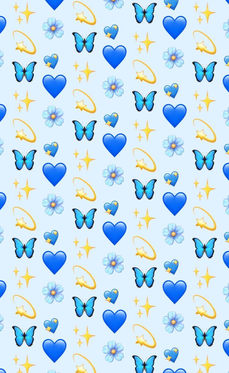 Blue smiley emoji HD wallpaper  Wallpaper Flare