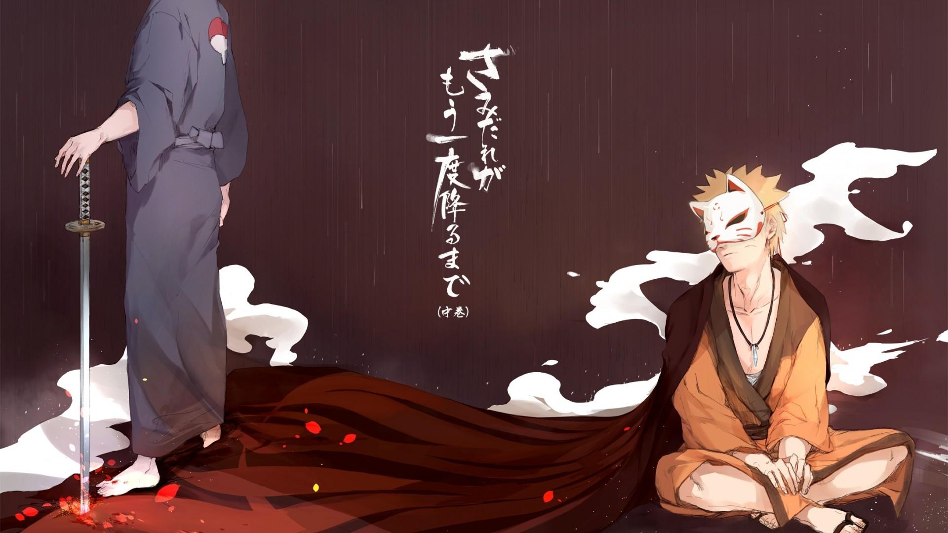 1920x1080 Download 1920x1080 Uzumaki Naruto, Uchiha Sasuke, Hokage, Mask, Sword, Naruto Wallpaper for Widescreen