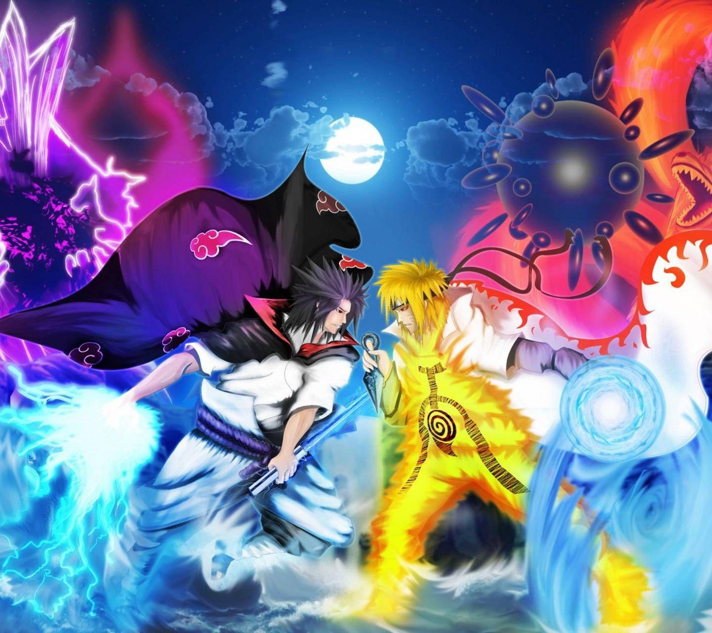 1440x1280 Download Sasuke VS Naruto wallpaper by SatoshiSensei now. Browse. Wallpaper naruto shippuden, Naruto wallpaper, Naruto and sasuke wallpaper