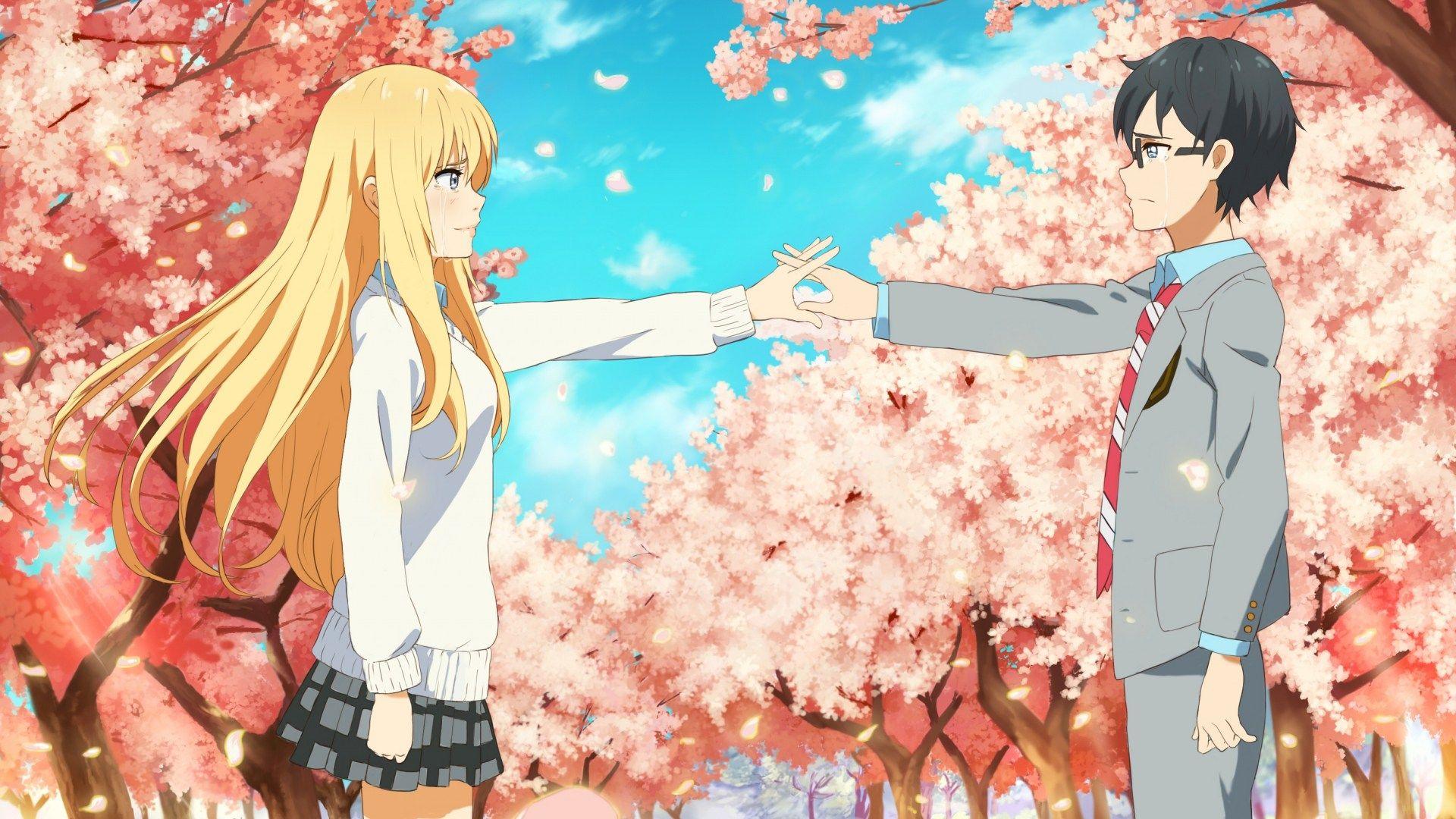 Shigatsu Wa Kimi No Uso HD Wallpaper KAORI + ARIMA by ღ Morbid Nightcore ღ  - Free download on ToneDen