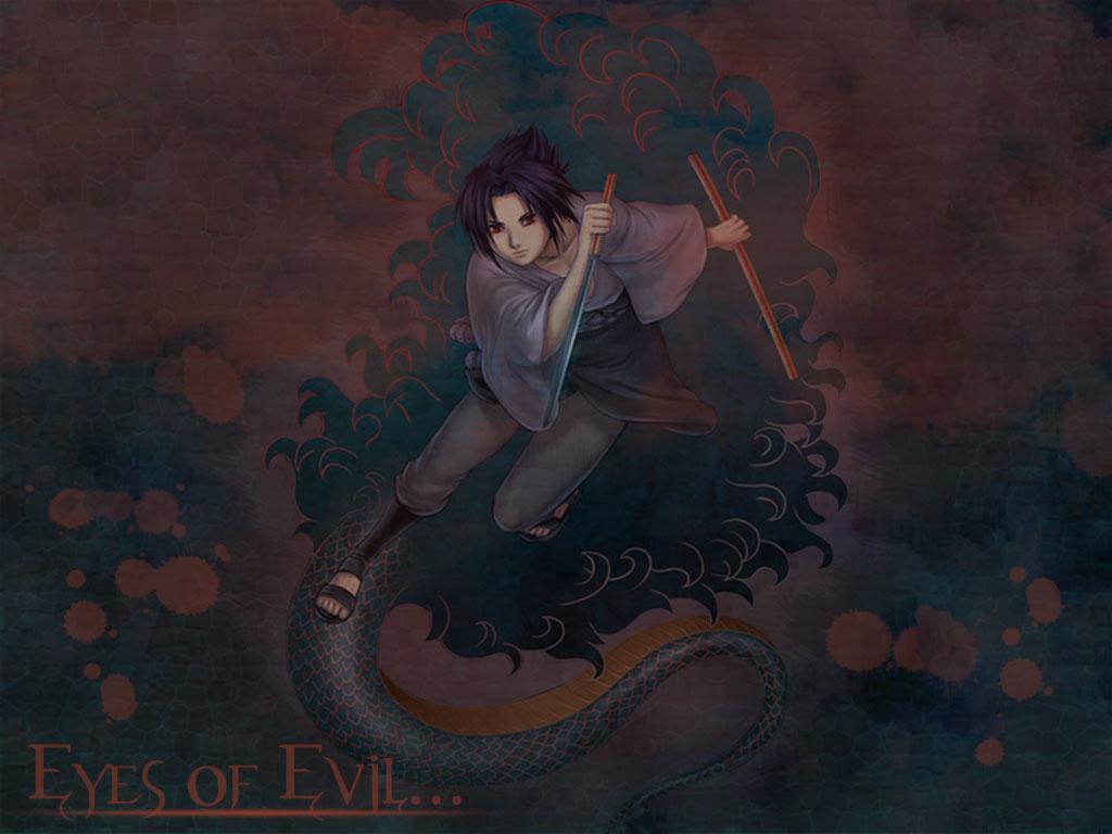 1024x768 Evil Naruto Wallpaper