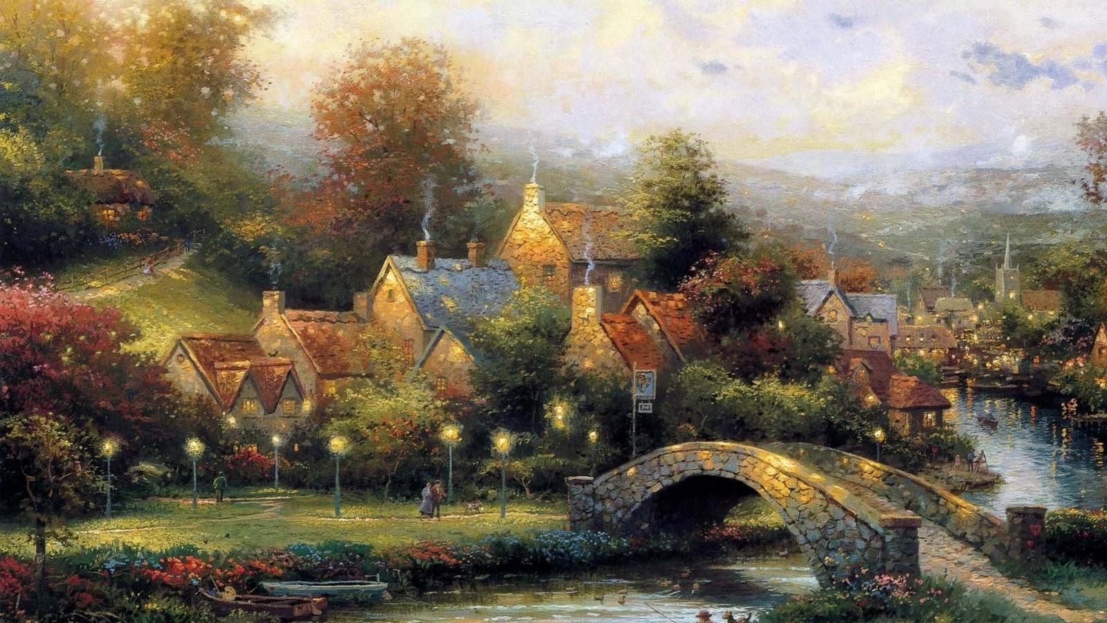 1600x900 Village Nature HD Wallpaper Crafter Connection