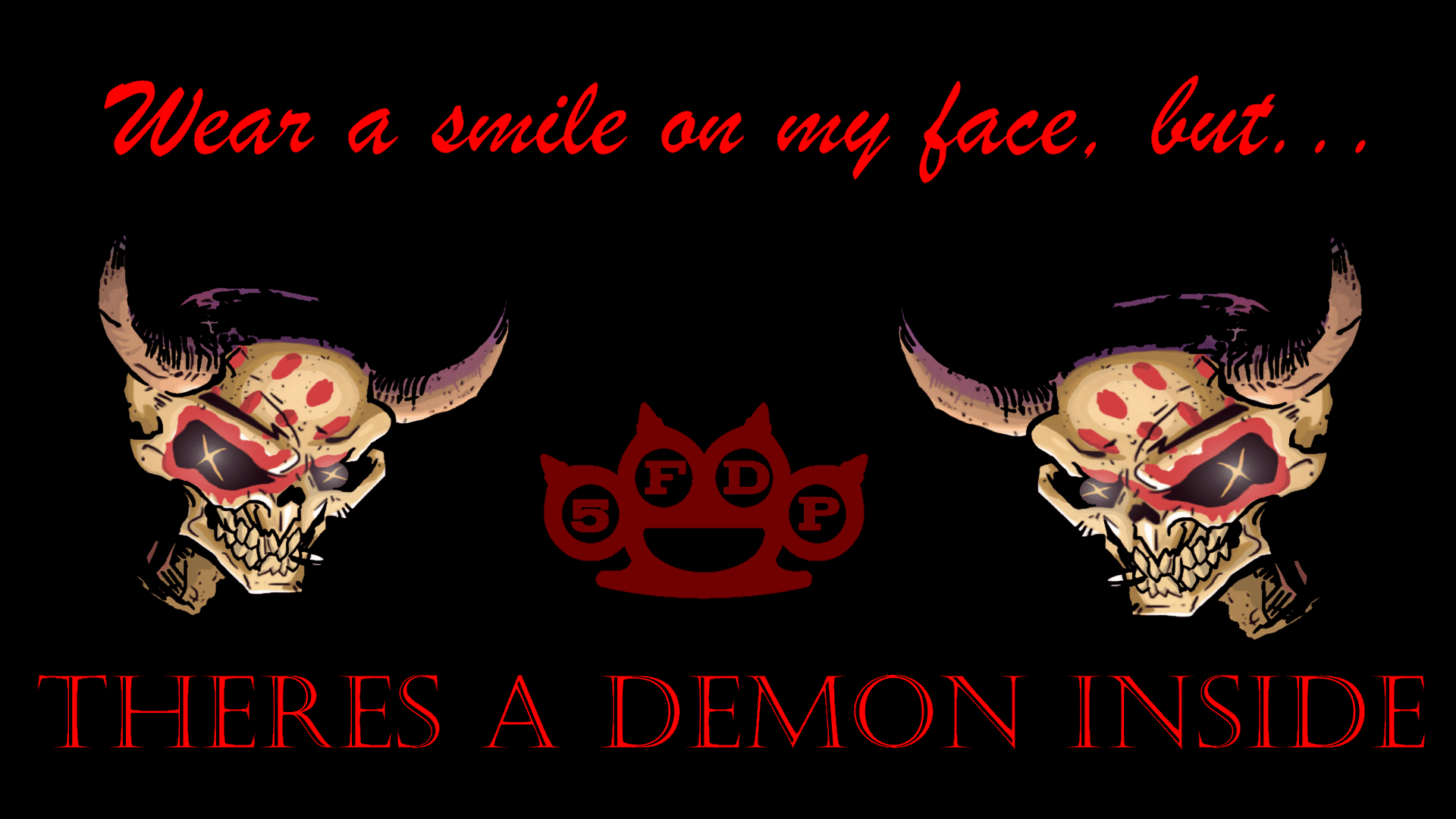 1920x1080 FFDP a smile on my face but there's a demon inside - Wallpaper
