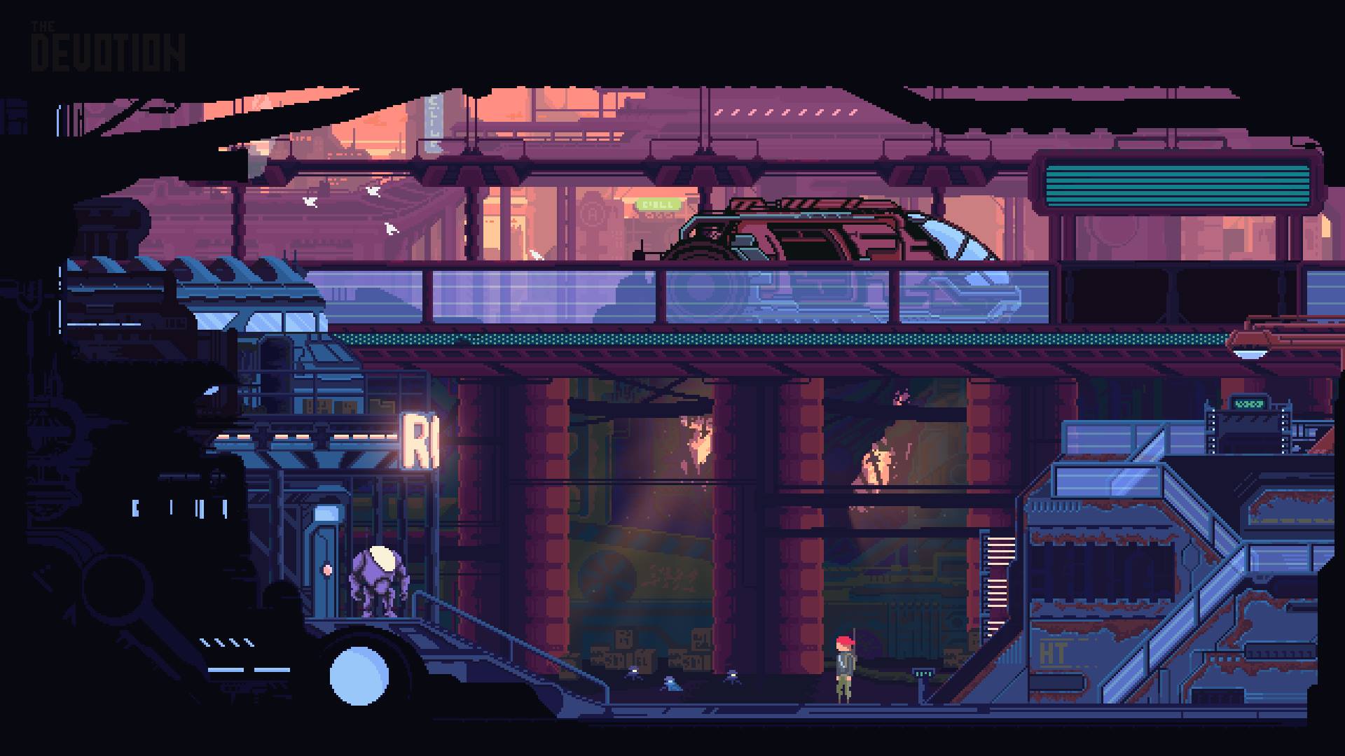 1920x1080 Cyberpunk Aesthetic Pixel Art Wallpaper