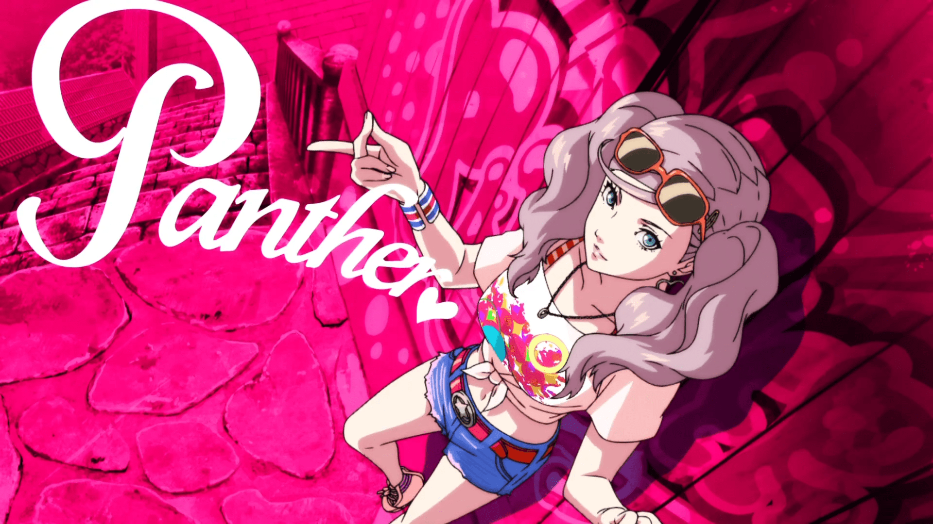 1920x1080 Making Wallpaper From the P5S Intro Part 2: Panther: Persona5
