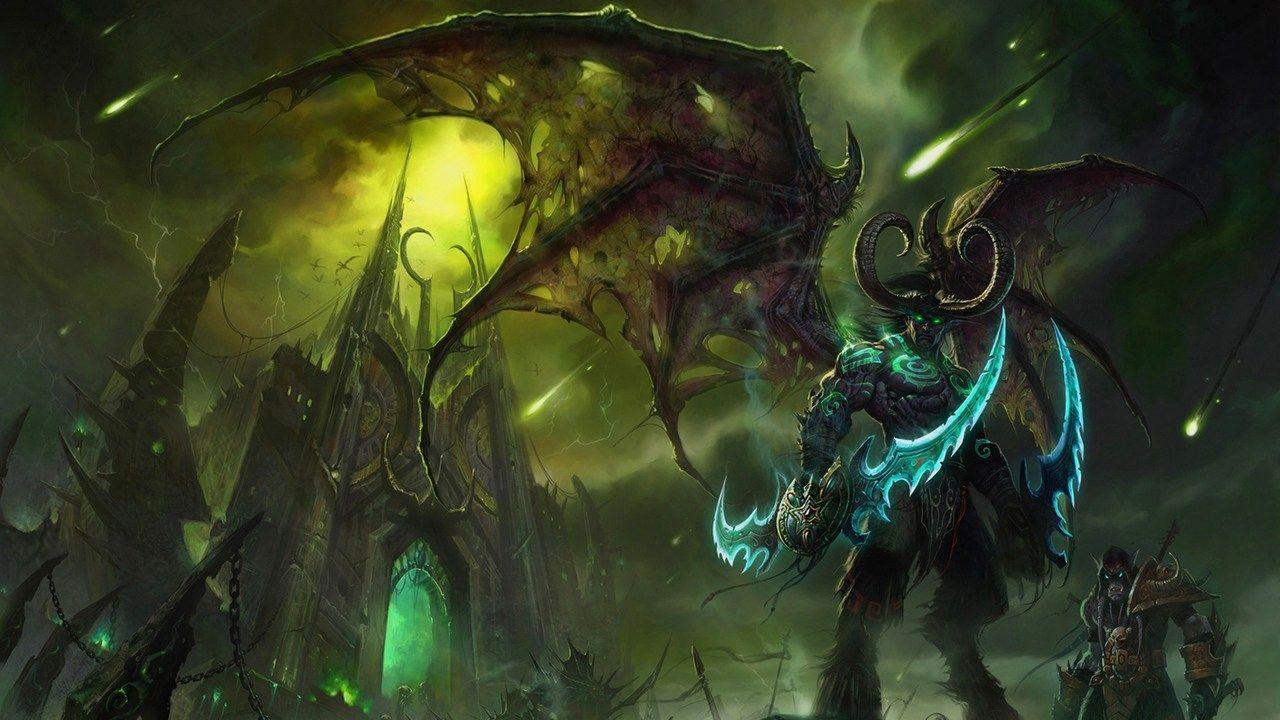 1280x720 Illidan Stormrage Lord Of Outland Black Temple World Of Warcraft Art