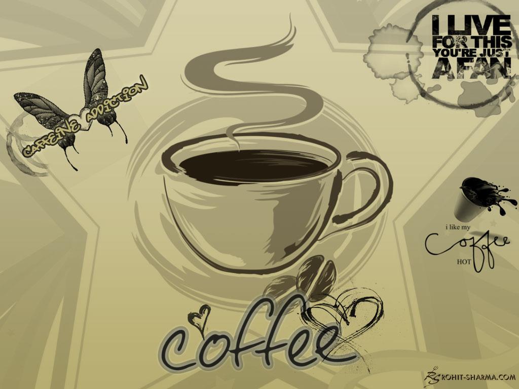 1024x768 Funny Coffee Wallpaper