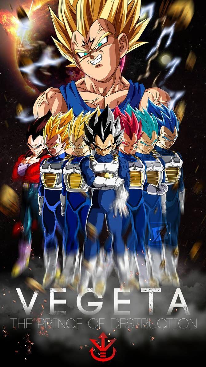 670x1192 Vegeta The Prince of Destruction Mobile Wallpaper by davidmaxsteinbach. Anime dragon ball super, Dragon ball super artwork, Anime dragon ball
