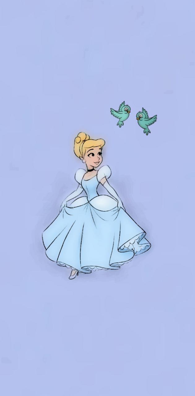 630x1280 Cinderella aesthetic wallpaper