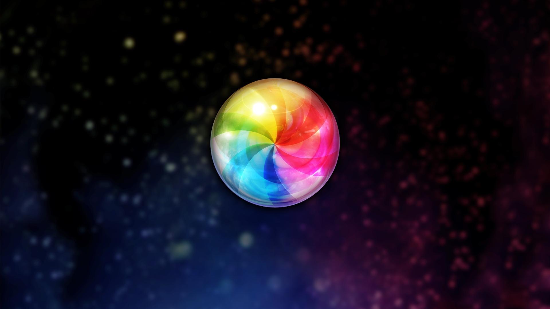 1920x1080 Colorful bokeh MacBook Air Wallpaper Download
