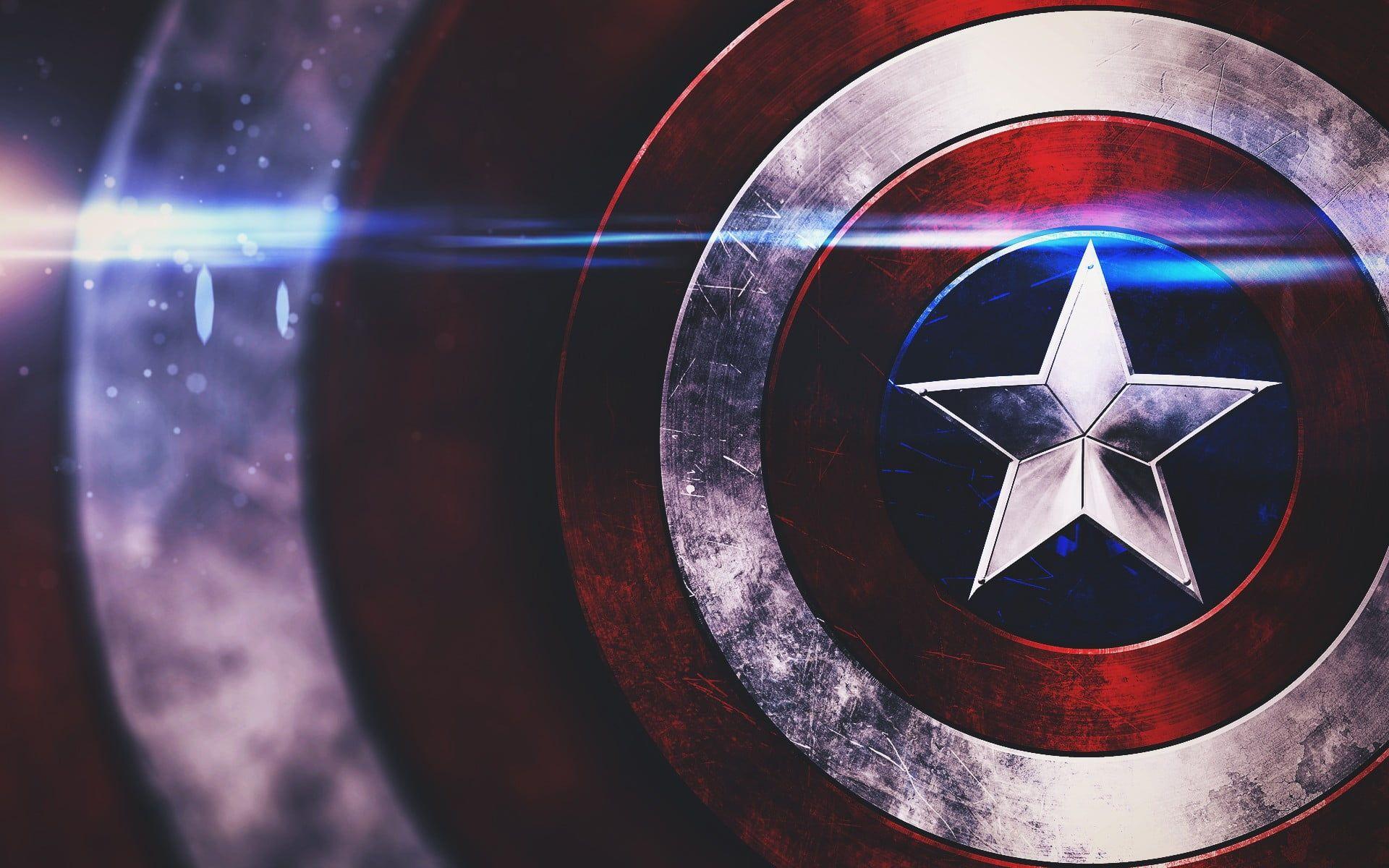 1920x1200 Captain Marvel movie poster Captain America #Shields optical flares #stars P #. Captain america wallpaper, Captain america shield wallpaper, Shield wallpaper