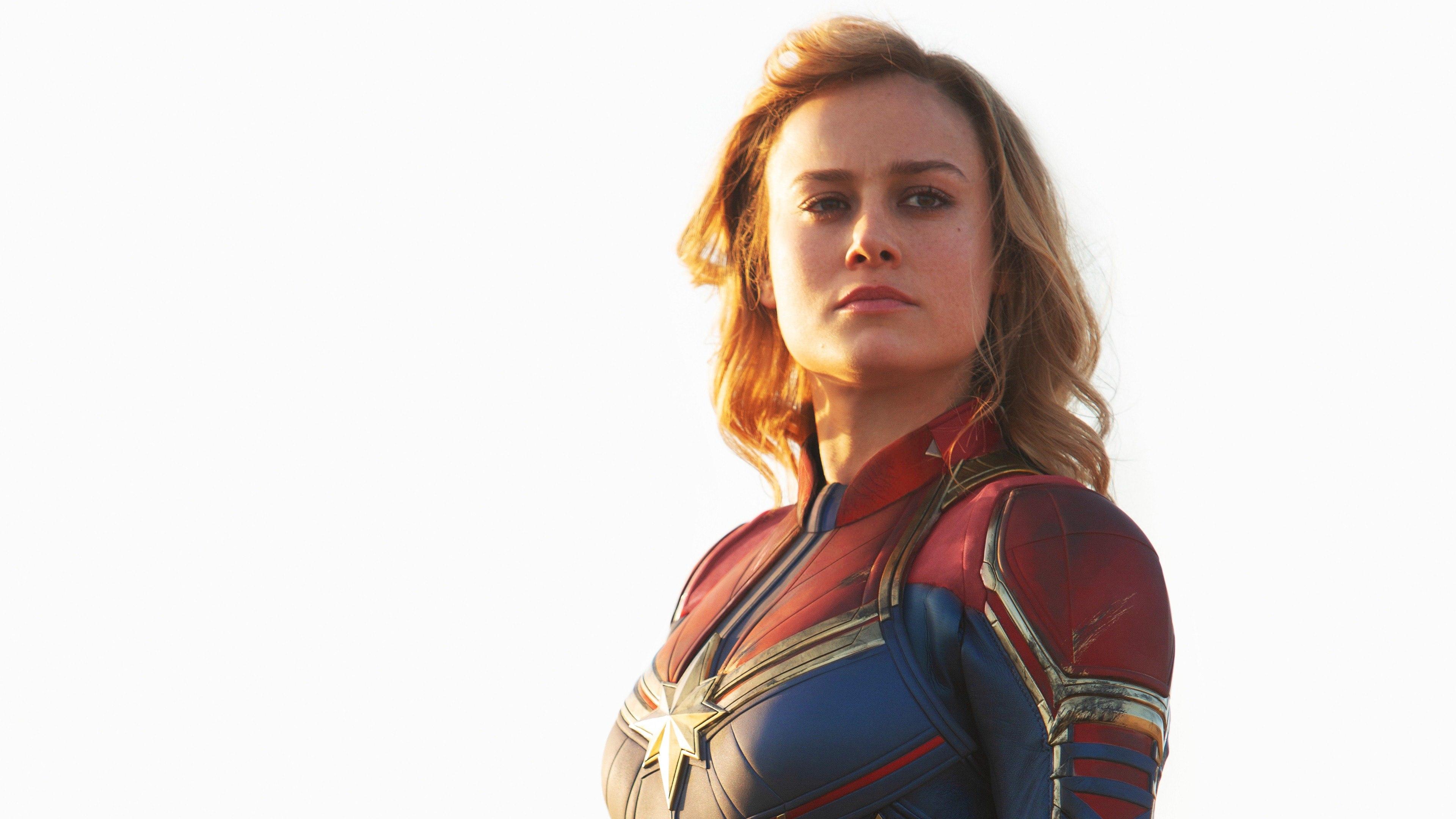 3840x2160 4k Carol Danvers Captain Marvel Desktop HD Wallpaper Larson Captain Marvel Feminist