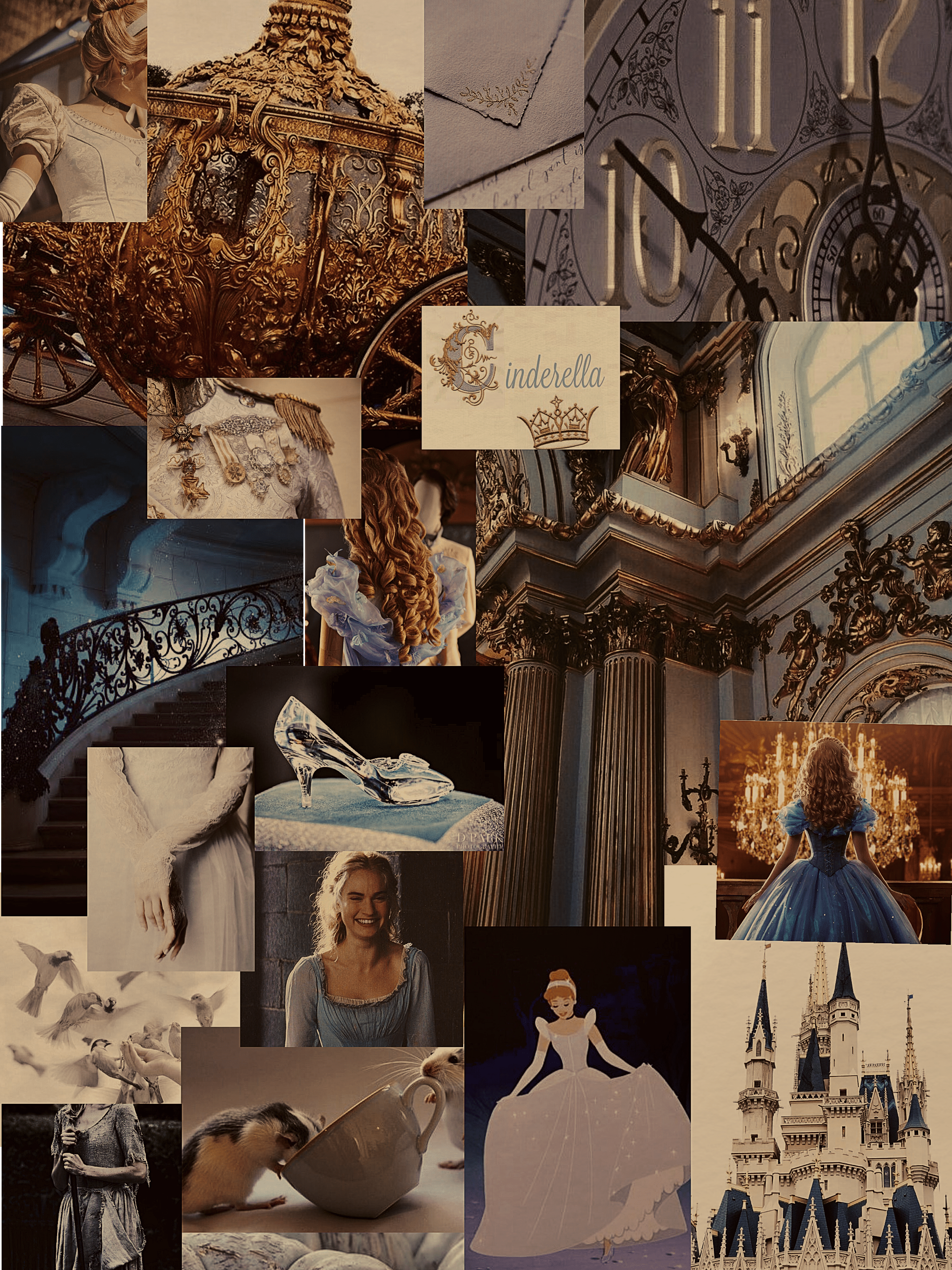 2366x3156 Cinderella, collage, wallpaper. Cinderella wallpaper, Cinderella picture, Disney wallpaper
