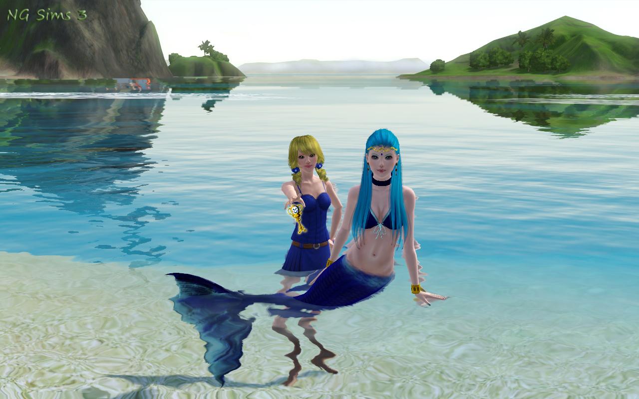 1280x800 NG Sims 3: Aquarius Tail Sims