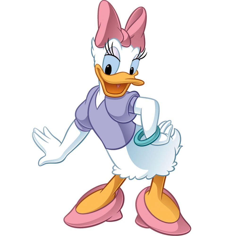 1000x1000 RoomMates 5 In. X 19 In. Mickey And Friends Daisy Duck 8 Piece Peel And Stick Giant Wall Decal RMK1513GM Home Depot