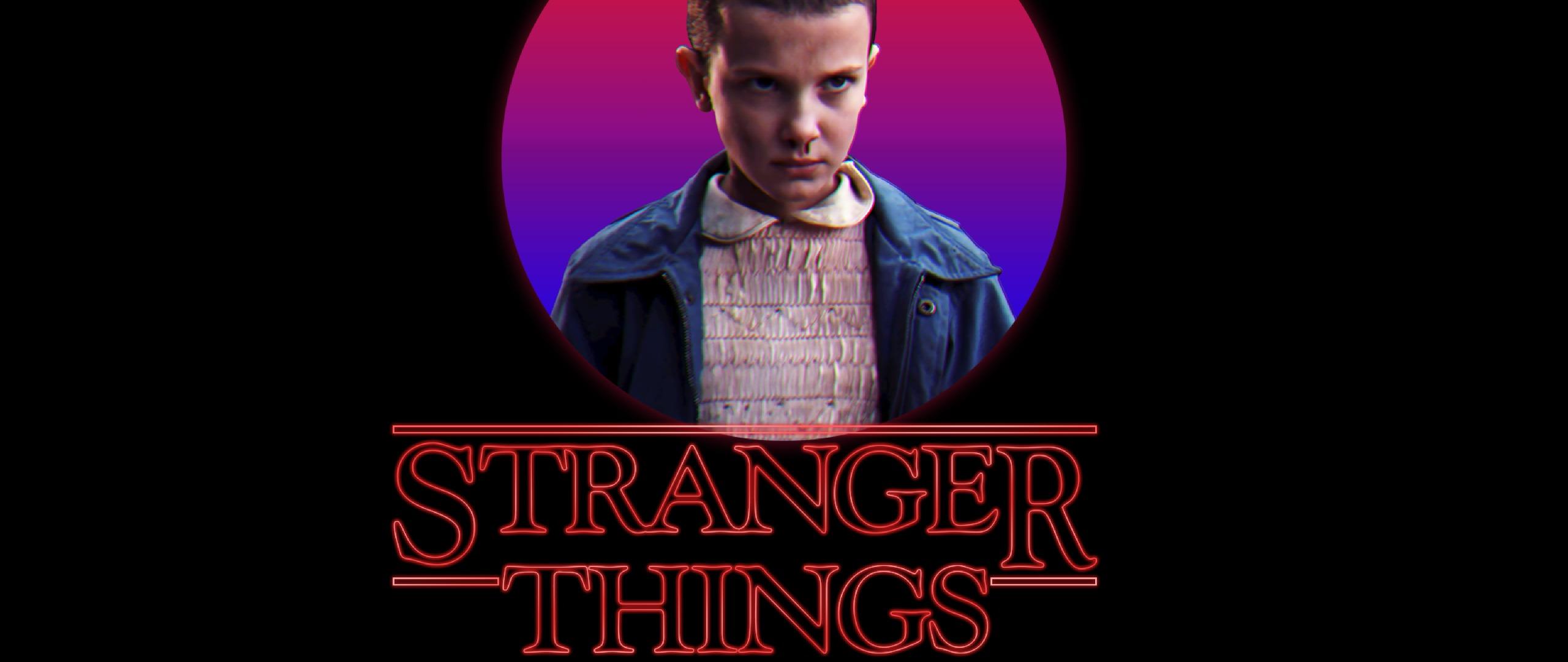 2560x1080 Free download Millie Bobby Brown As Eleven In Stranger Things Logo Full [2560x1080] for your Desktop, Mobile & Tablet. Explore Millie Bobby Brown Wallpaper. Millie Bobby Brown Wallpaper, Millie