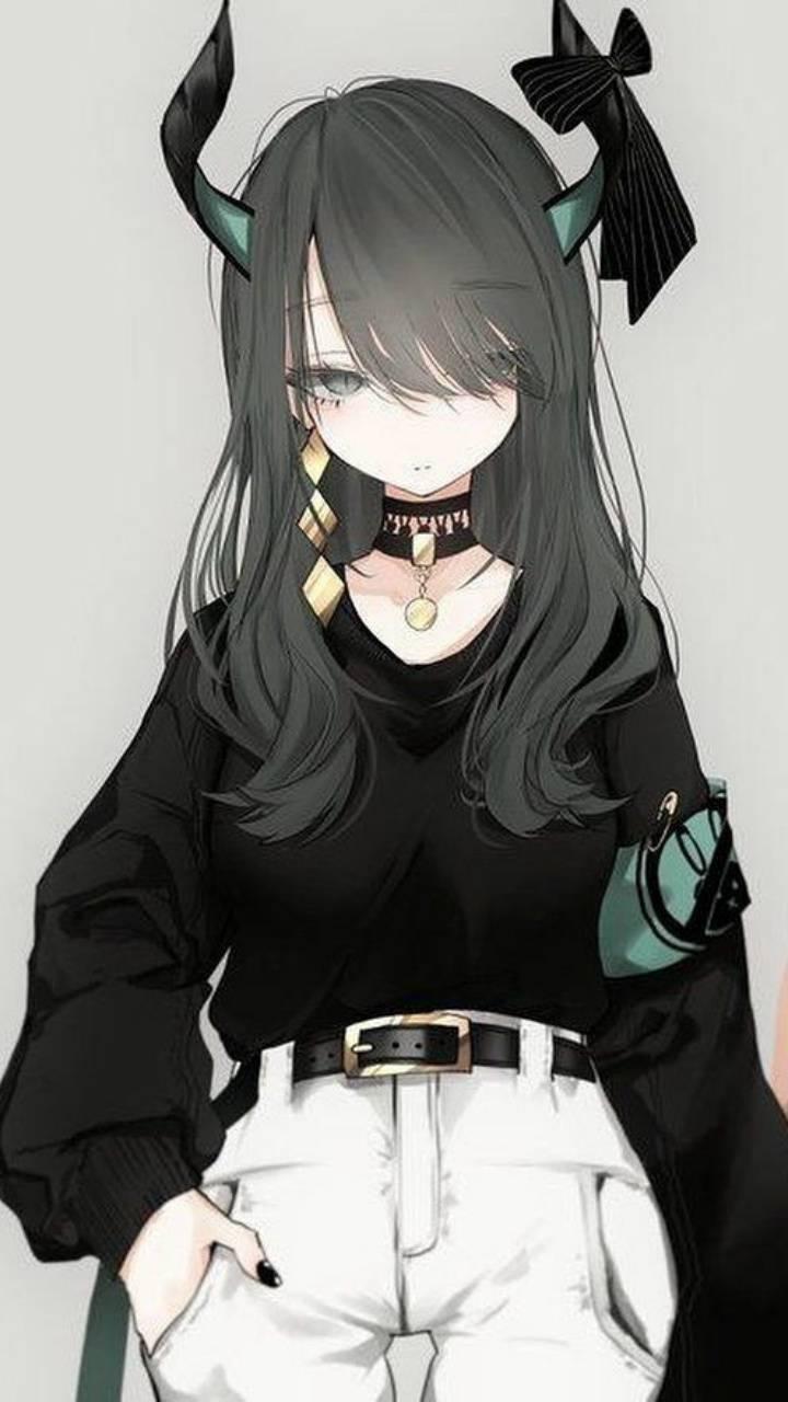 720x1280 Download Anime Demon Girl HD Wallpaper and Background