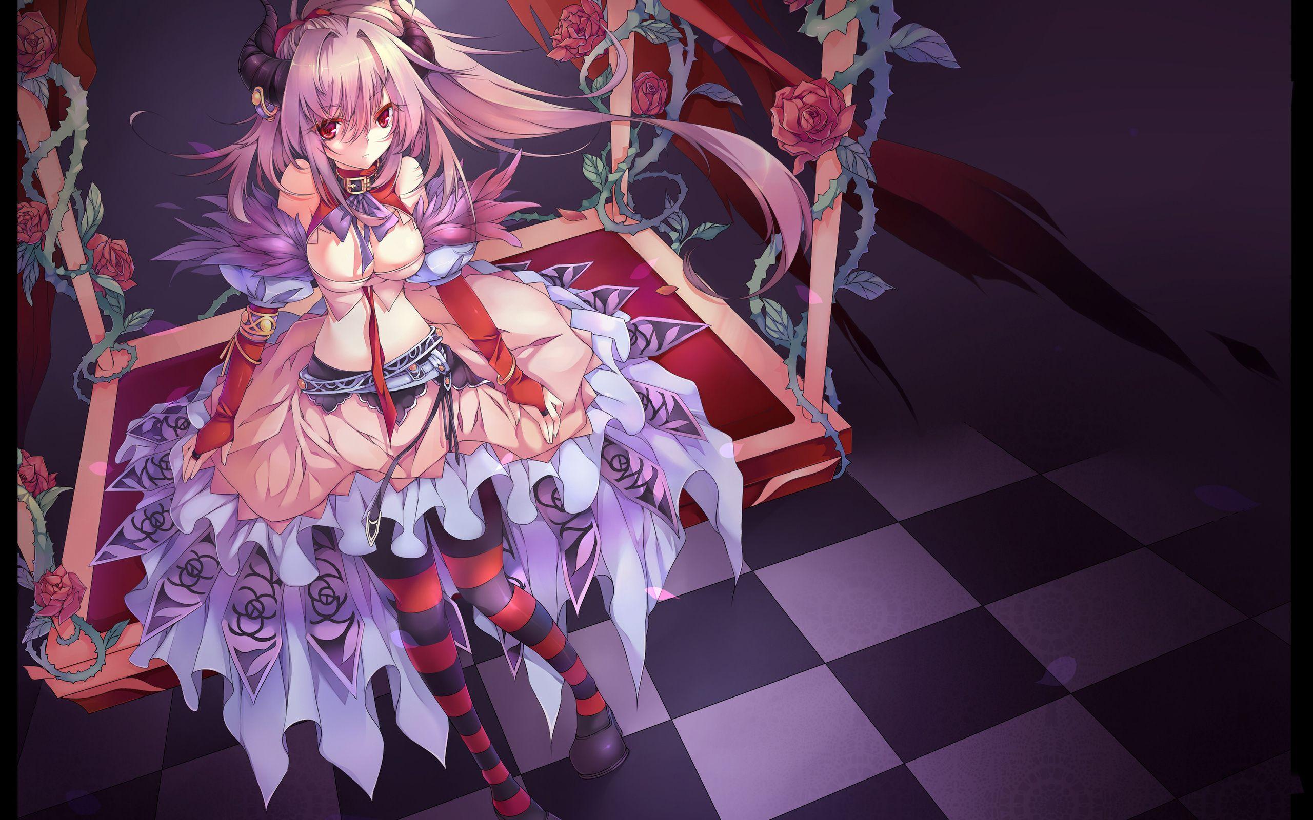 2560x1600 Anime Girl Devil HD Wallpaper