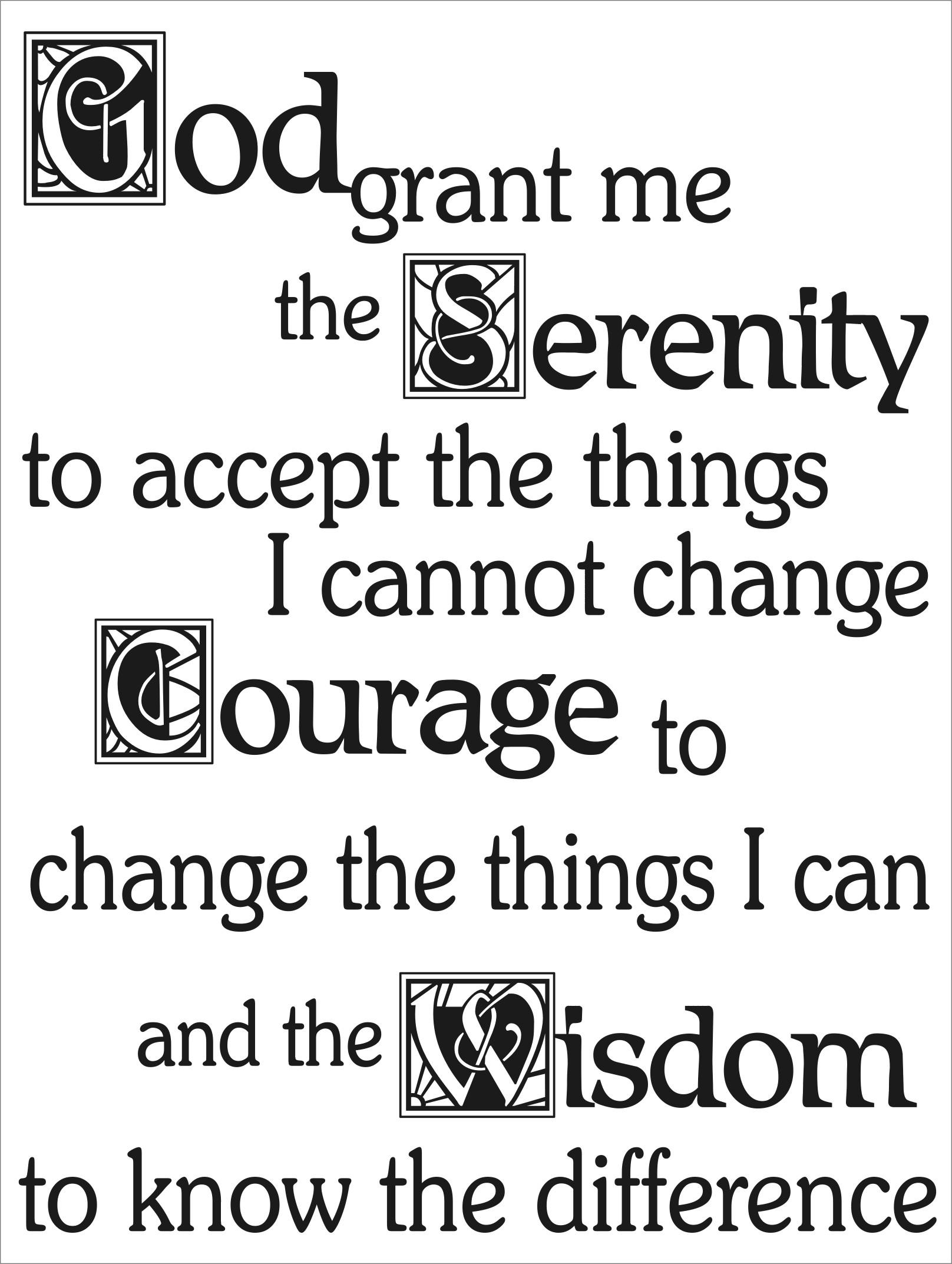 Serenity Prayer Wallpapers - Top Free Serenity Prayer Backgrounds ...