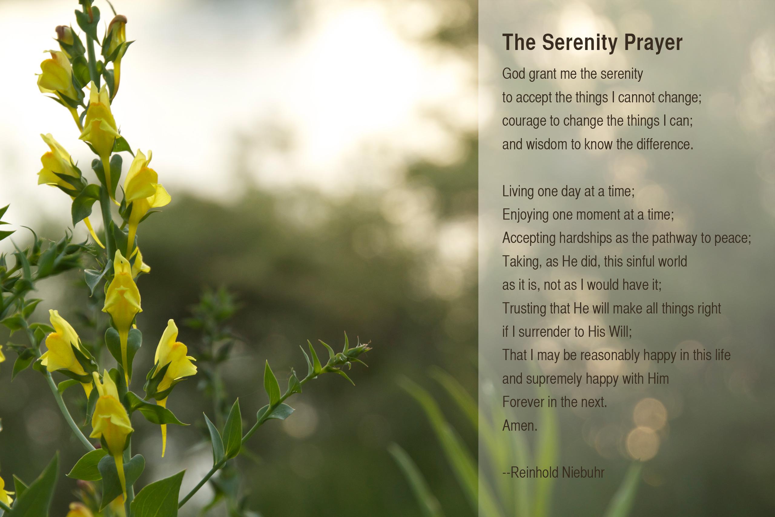 2560x1707 Free download Full Serenity Prayer Wallpaper Image [2560x1707] for your Desktop, Mobile & Tablet. Explore Serenity Prayer Wallpaper. Serenity Prayer iPhone Wallpaper, Serenity Prayer Wallpaper Screensaver, Prayer Wallpaper Desktop