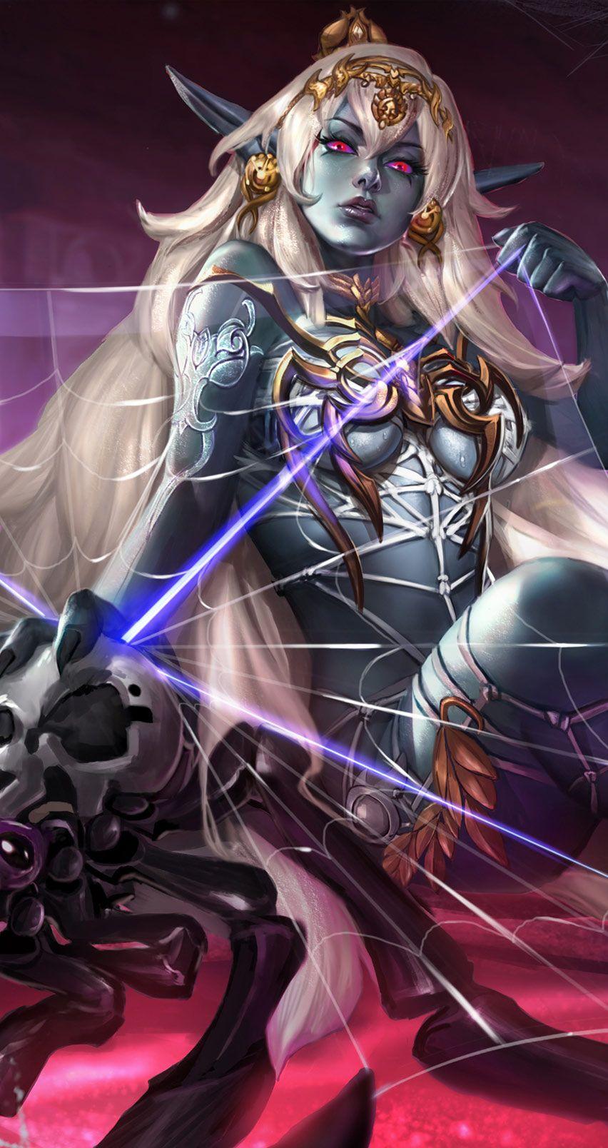 852x1608 Anime wallpaper. Spider queen, Anime, Anime wallpaper