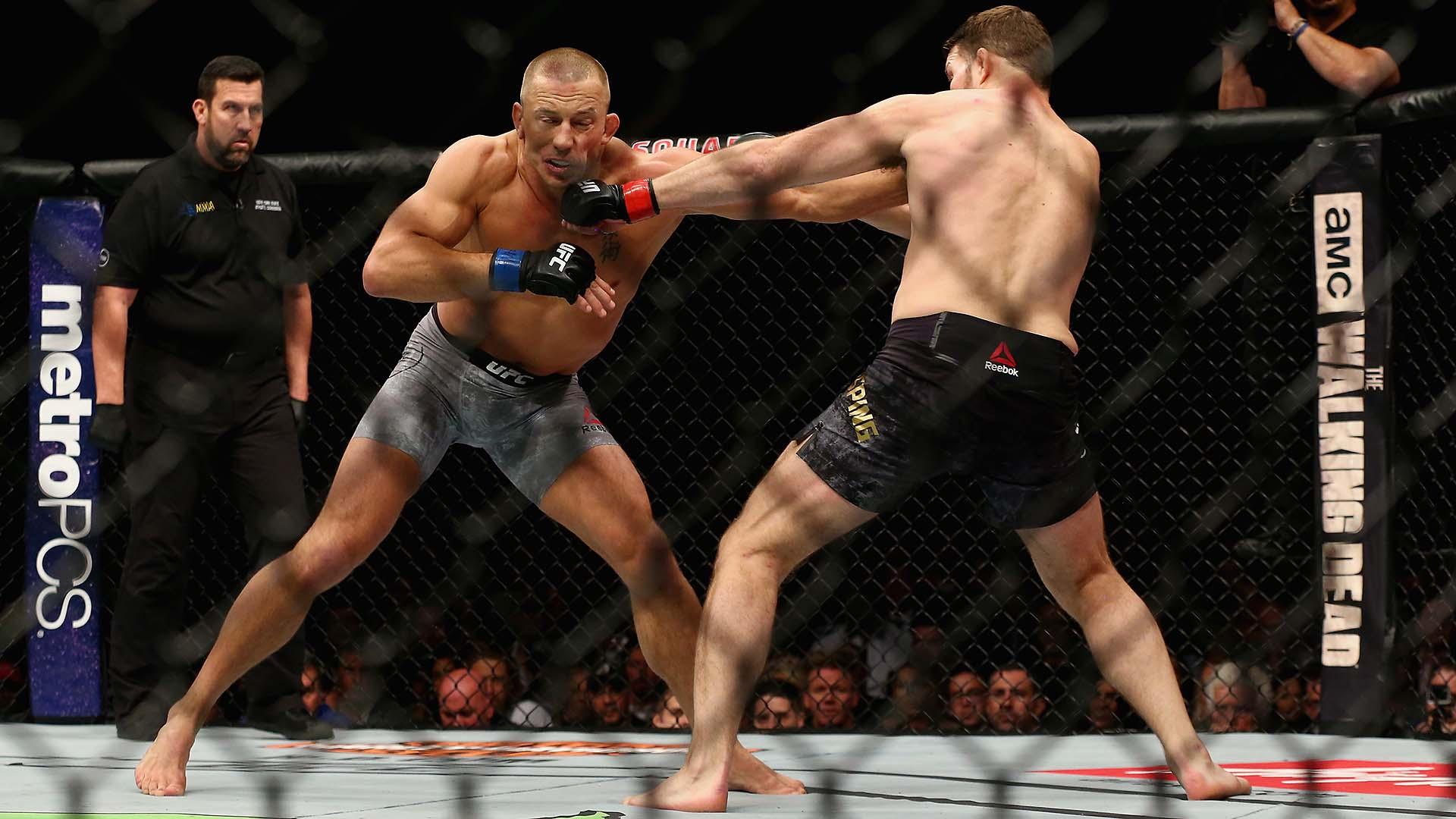 1920x1080 Photos: UFC 217 Georges St Pierre Defeats Michael Bisping