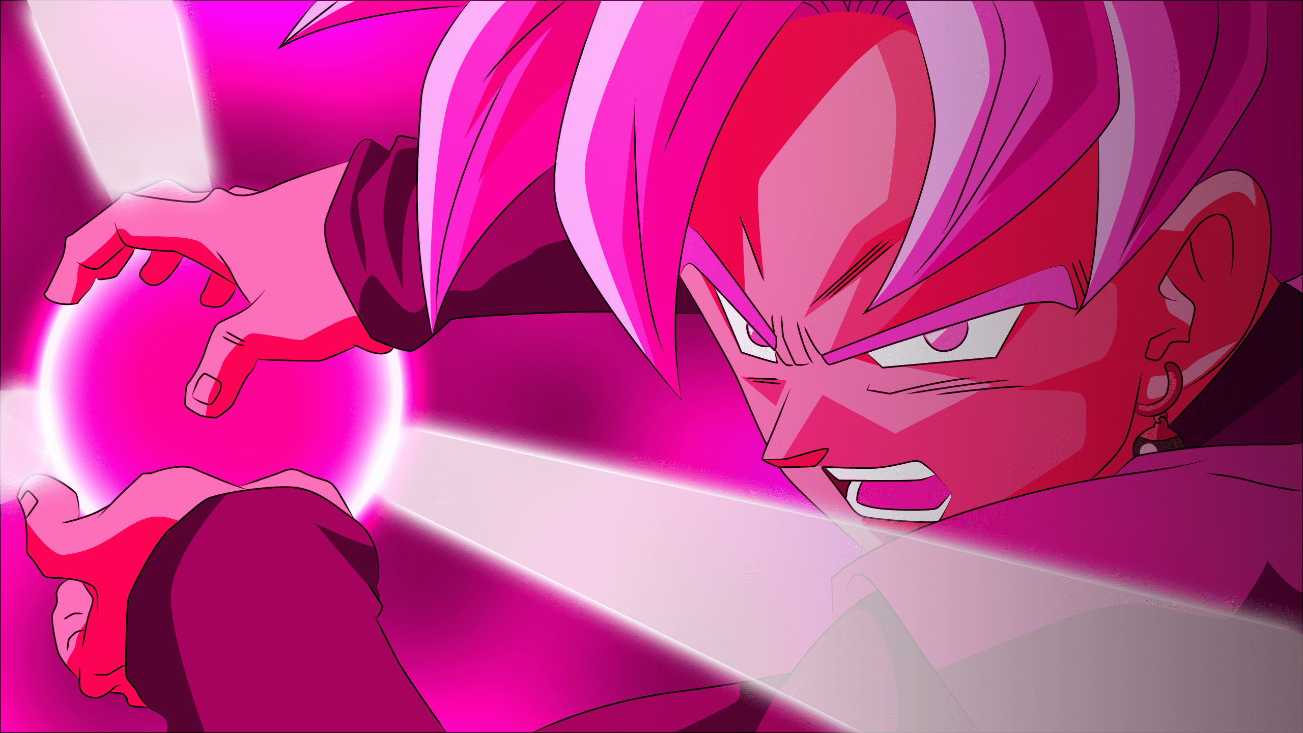 Pink Goku Wallpapers - Top Free Pink Goku Backgrounds - WallpaperAccess