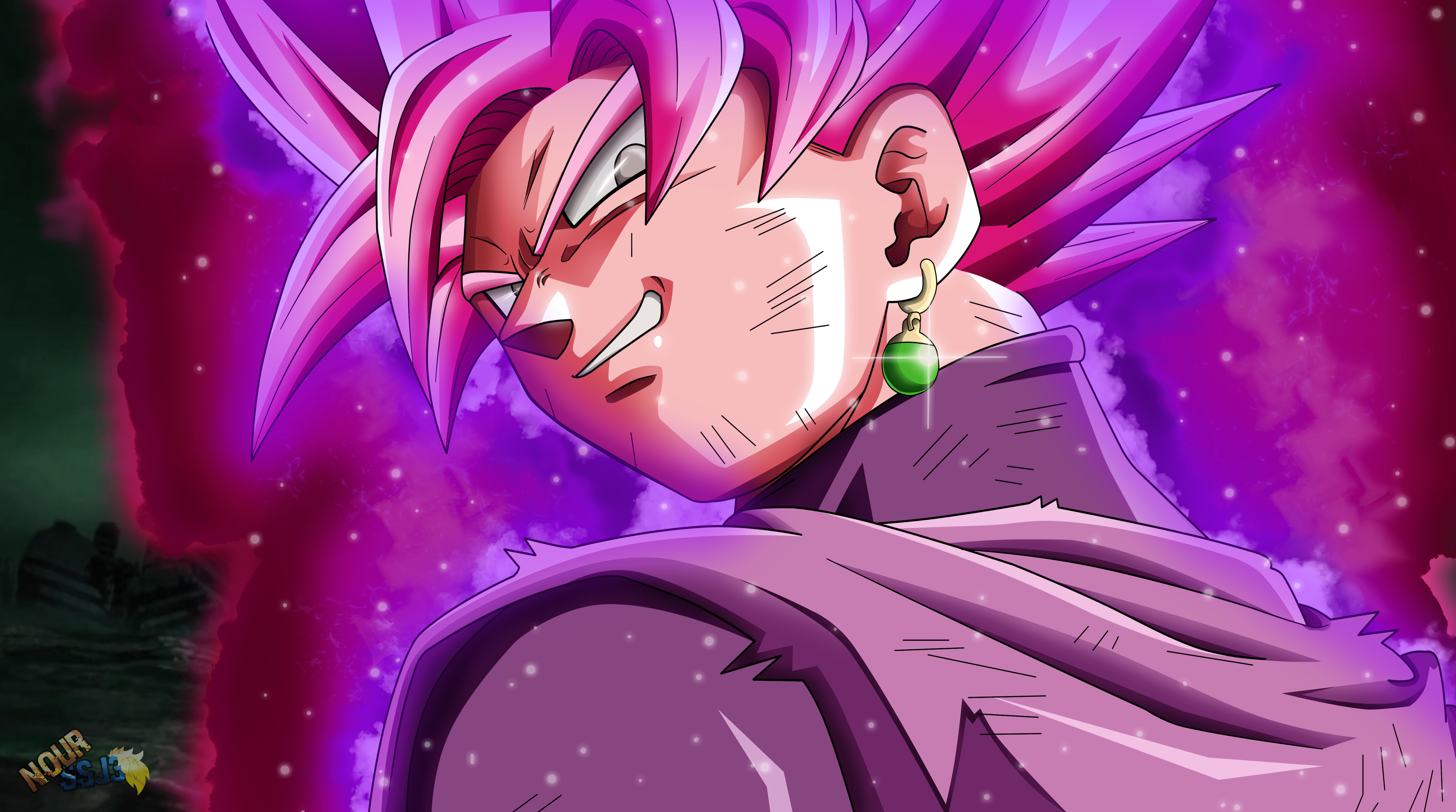 5822x3248 Black Goku, Super Saiyan Rosé, Goku wallpaper