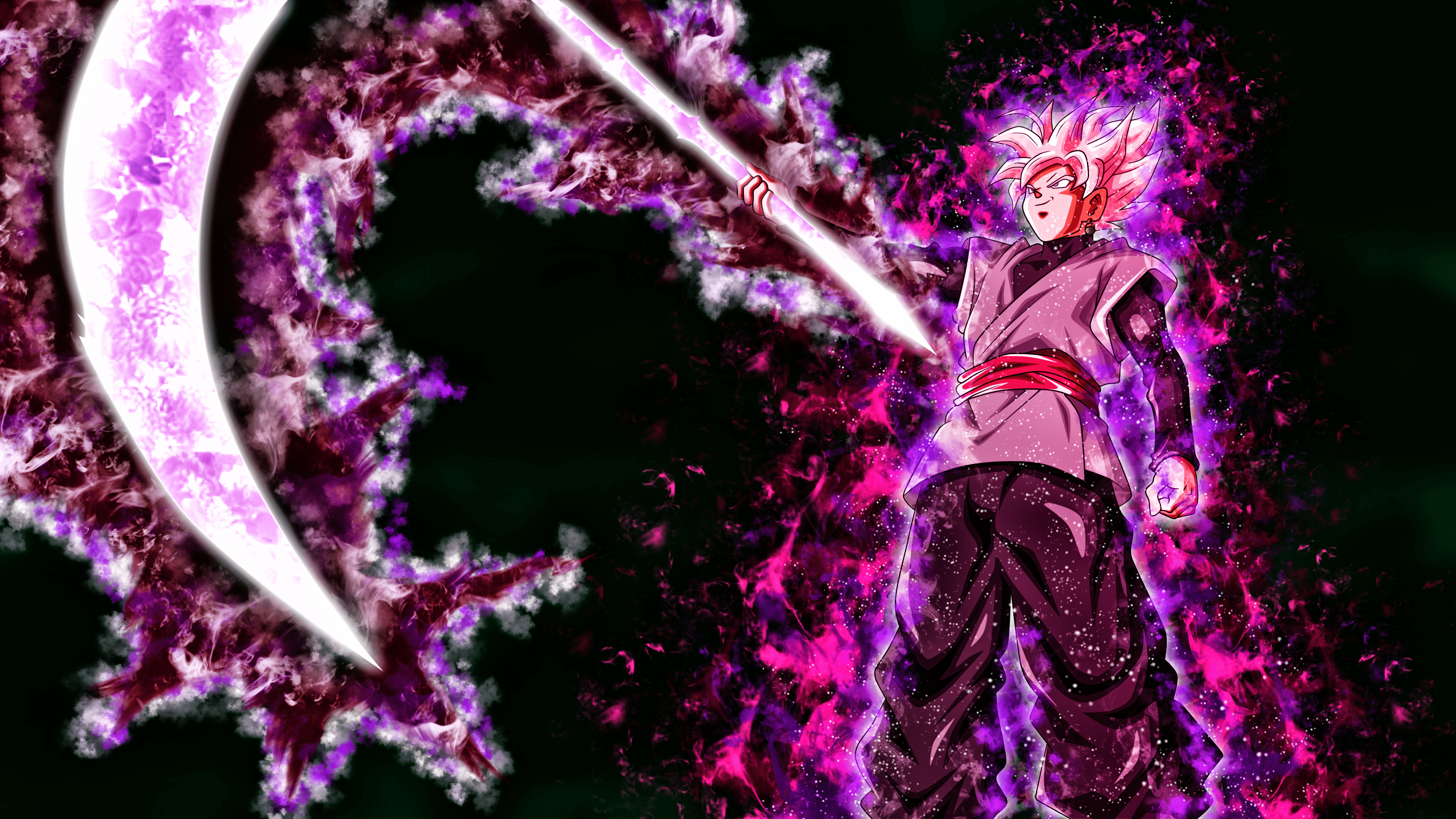 3840x2160 3840x2160 Black Goku wallpaper PNG
