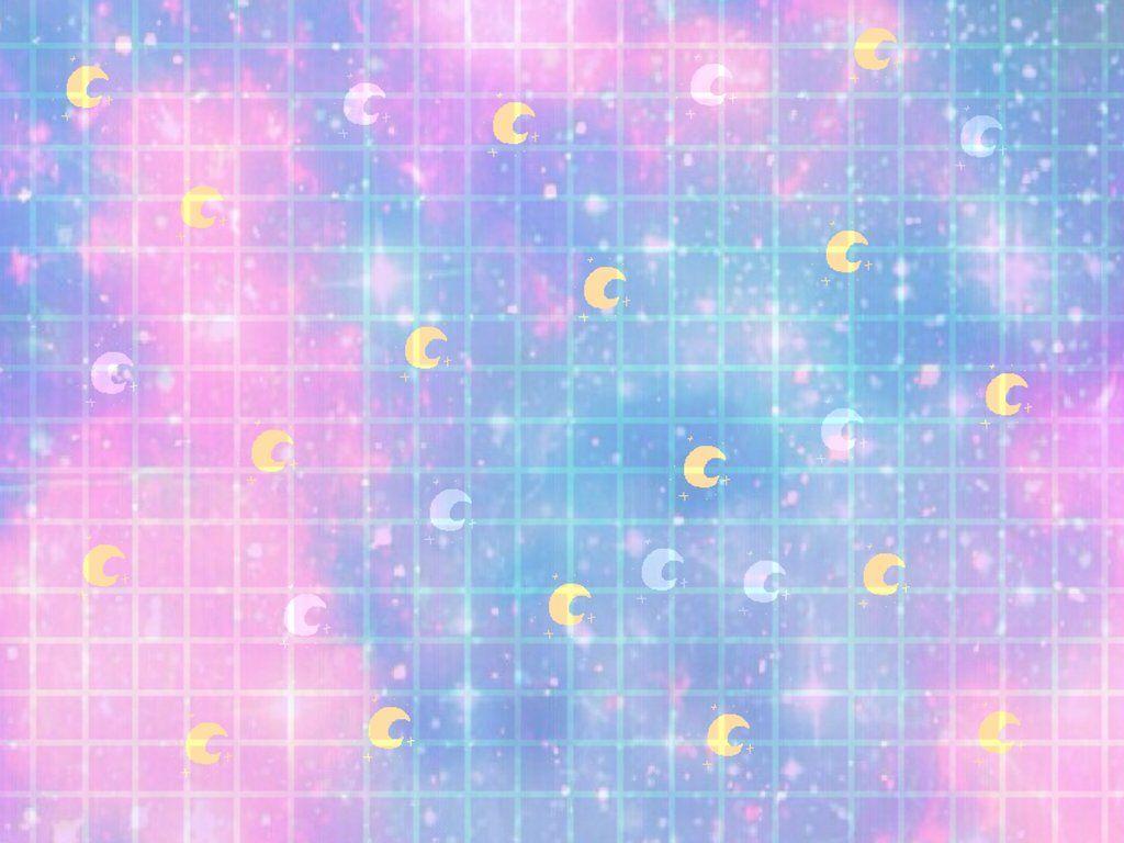 Background Design Aesthetic Pastel Galaxy Rainbow Wallpaper