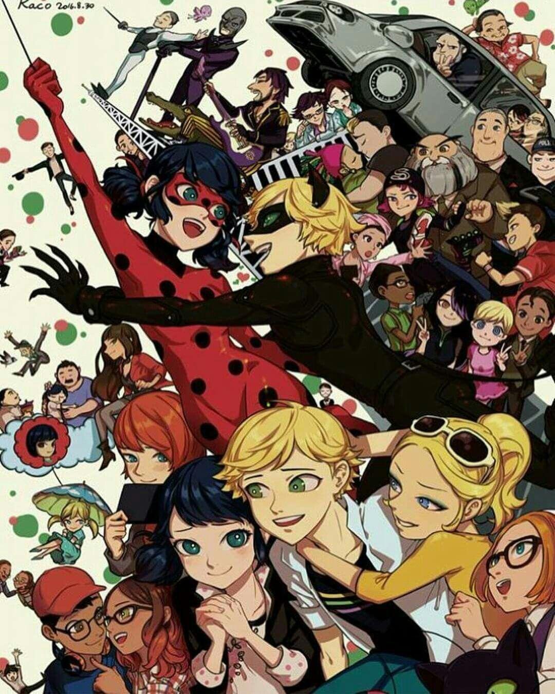1080x1350 Ladybug Marinette Adrien Agreste