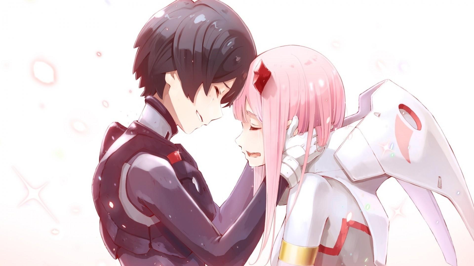 1920x1080 Tải xuống 1920x1080 Darling In The Franxx, Zero Two X Hiro, Lãng mạn, Cặp đôi, Xem hồ sơ Hình nền cho màn hình rộng