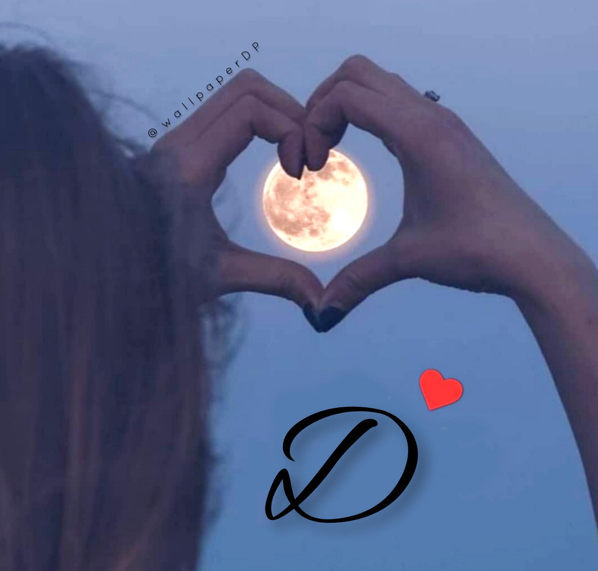 2011x1920 Trái tim bằng tay với Mặt Trăng tròn từ A đến Z Các chữ cái trong bảng chữ cái Hình ảnh Dp