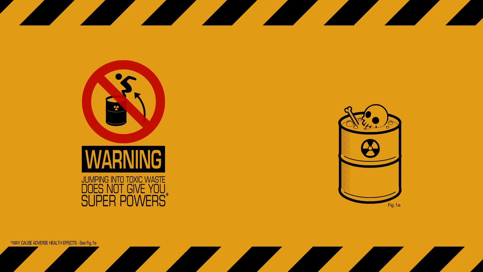 1920x1080 #humor, #skull, #bones, #minimalism, #radioactive, #yellow, #simple, #warning signs, #digital art, wallpaper. Mocah HD Wallpaper