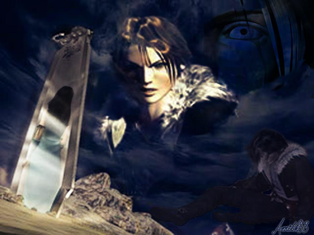 1024x768 Squall Fantasy VIII Wallpaper