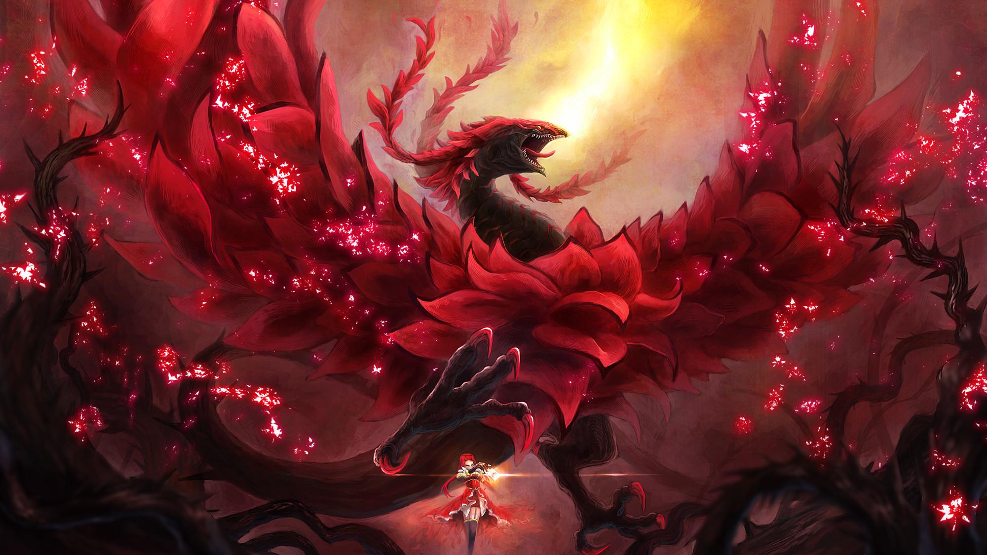 2000x1125 Red Dragon Archfiend Yu Gi Oh 5D's. Yu Gi Oh! Duel Monsters. Red Dragon, Dragons And Anime