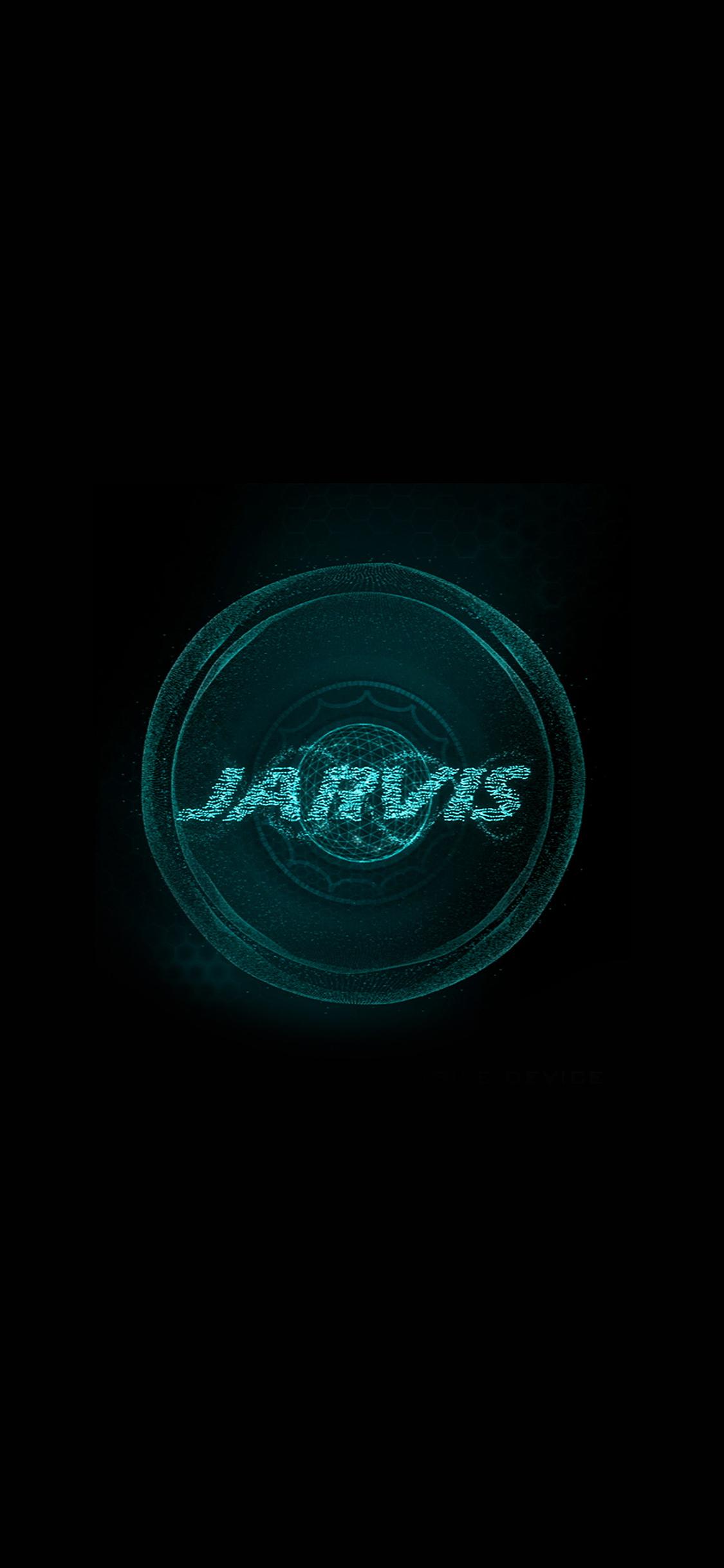 1125x2436 iPhone wallpaper. jarvis ironman art minimal