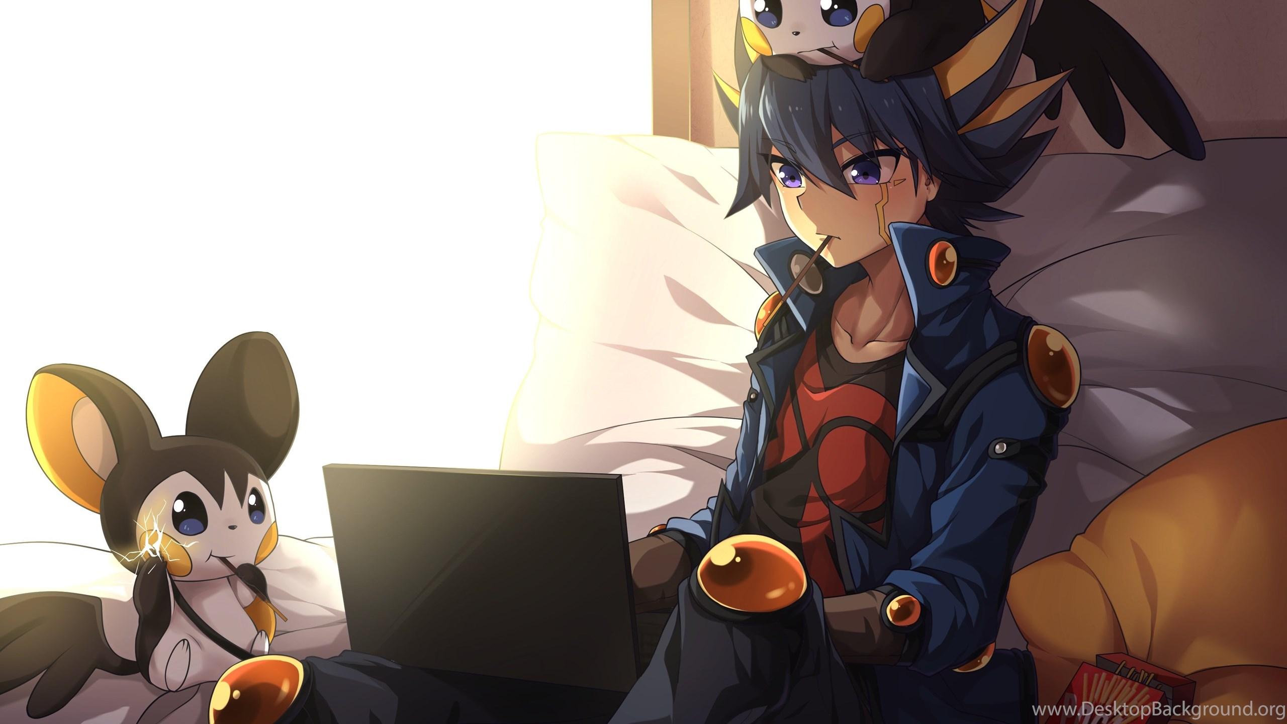 2560x1440 Yu Gi Oh 5Ds Stardust Dragon Yusei Fudo Dragon Wallpaper. Desktop Background