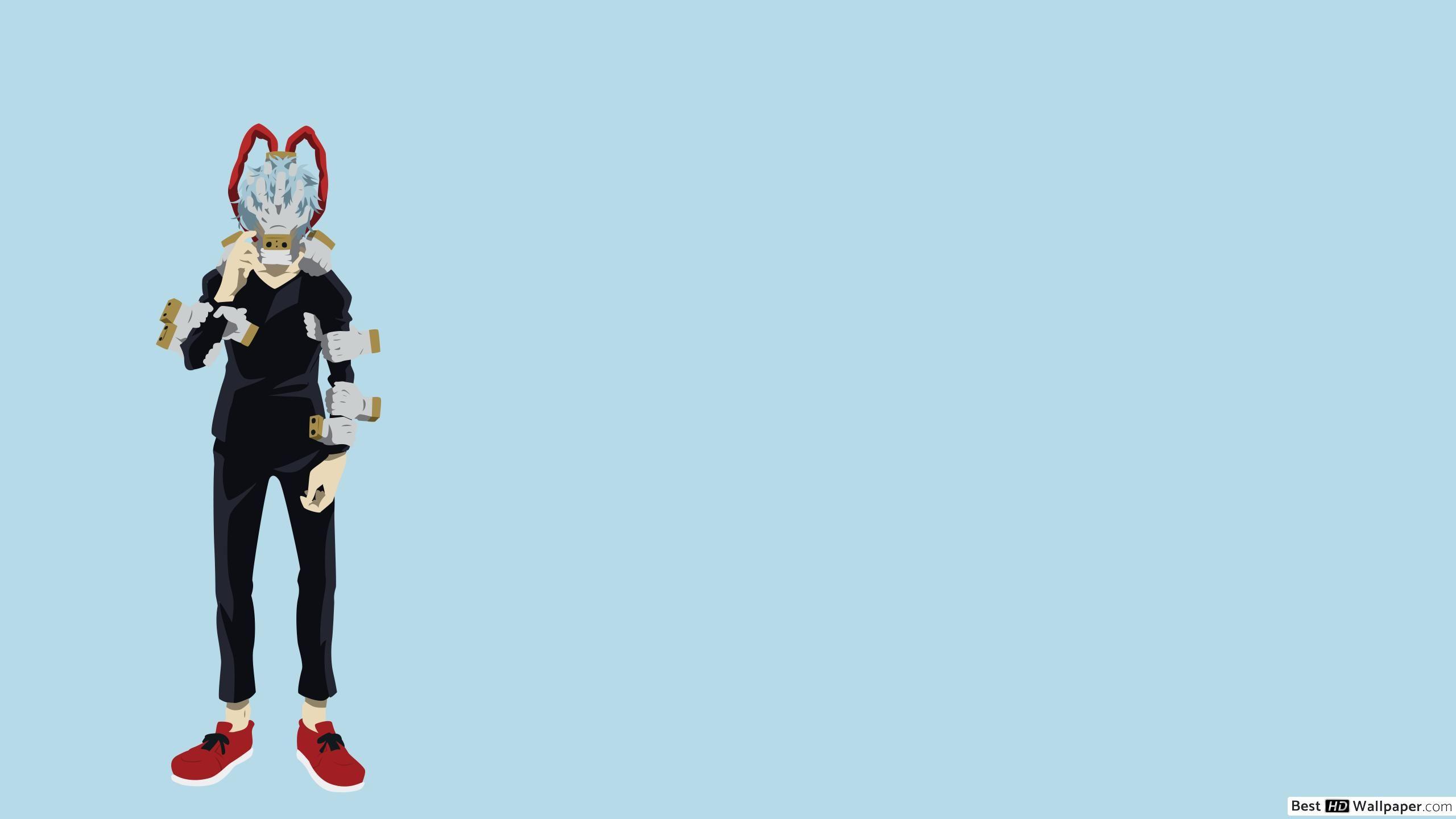 2560x1440 Shigaraki Tomura Minimalist Wallpaper