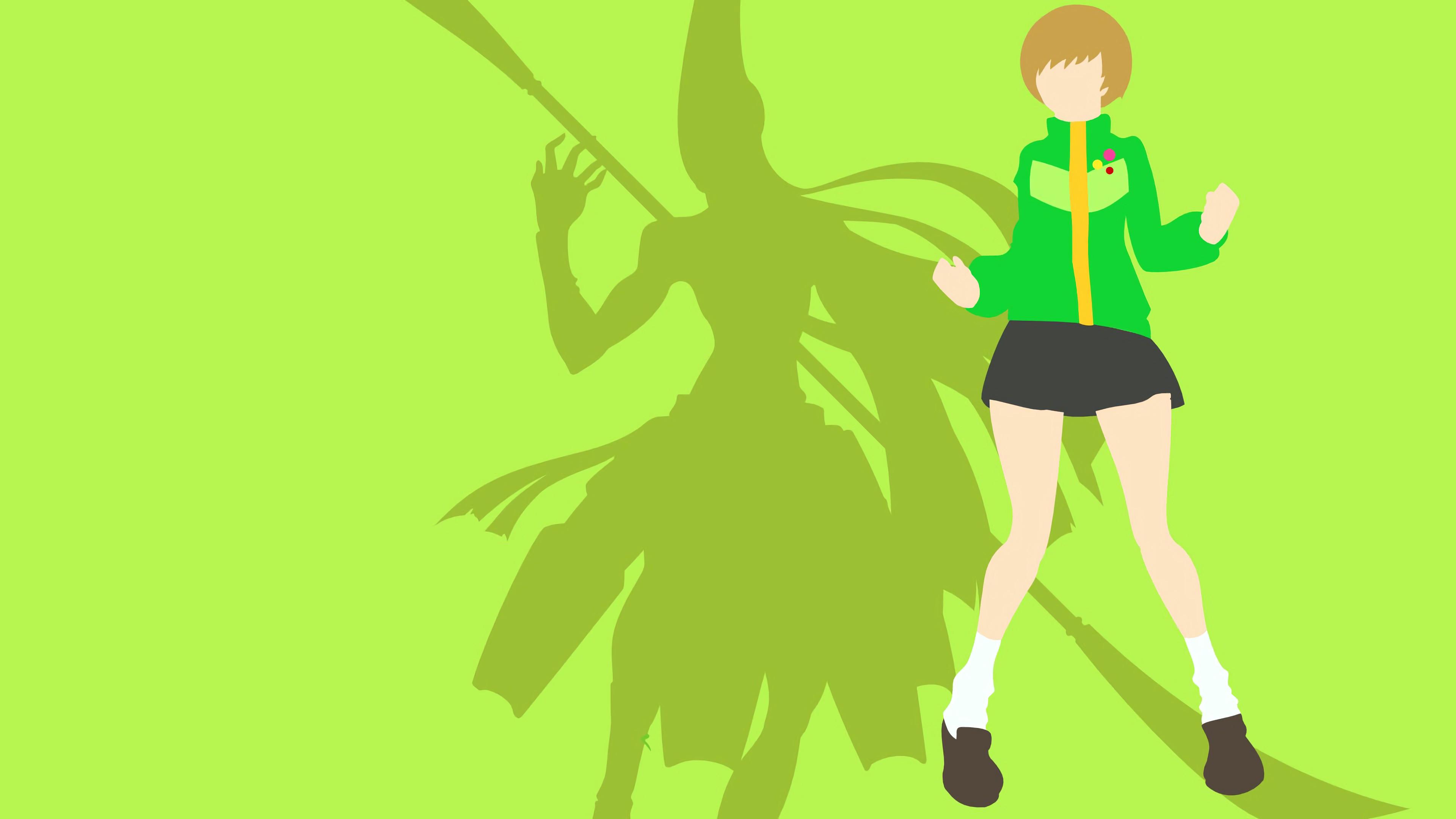 3840x2160 Chie Satonaka, Persona Silhouette HD Wallpaper / Desktop and Mobile Image & Photo