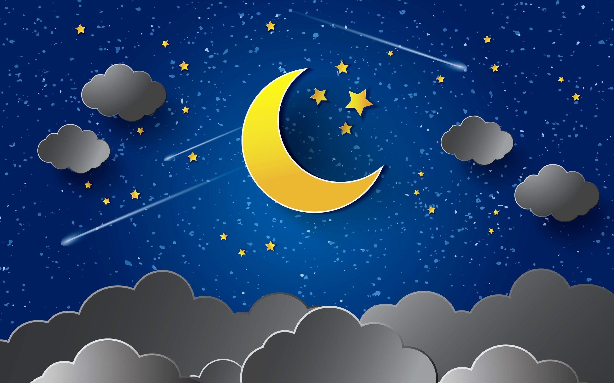 2560x1600 image of Half Moon Wallpaper - #SpaceHero