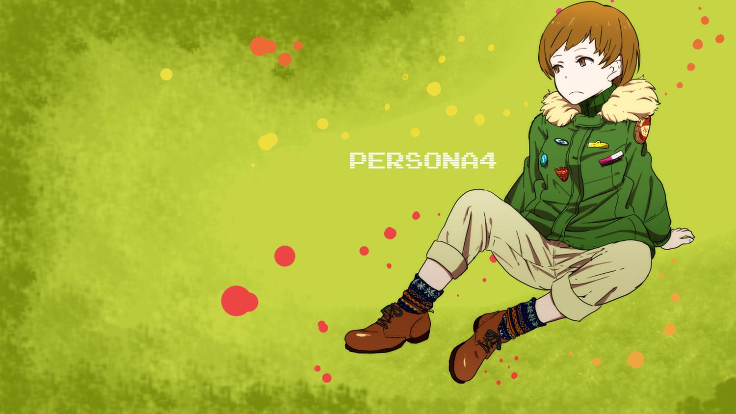 1500x844 persona persona 4 satonaka chie tagme. konachan.com.com Anime Wallpaper