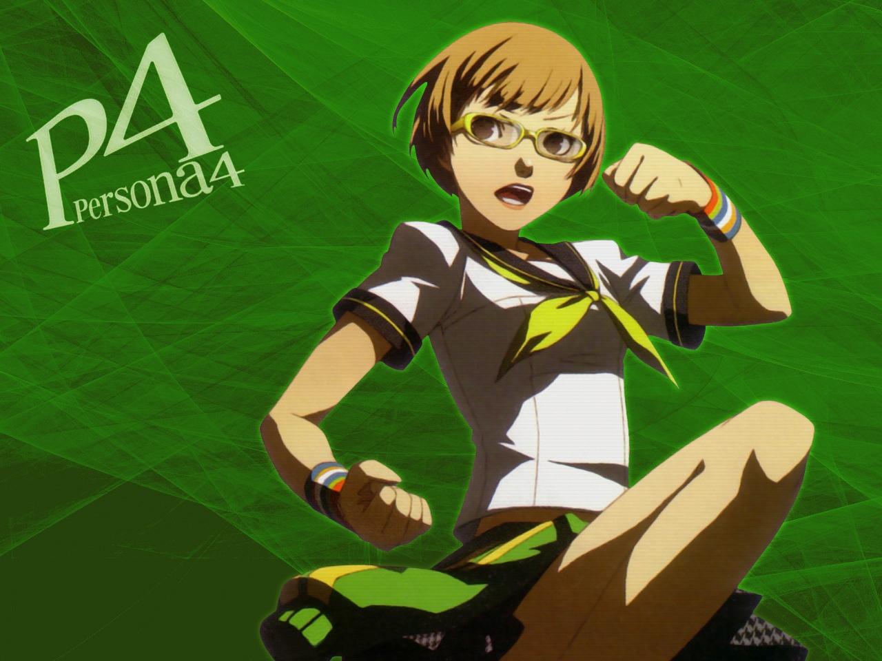 1280x960 Wallpaper Persona Satonaka Chie, Girl, Glasses, Persona 4 Chie