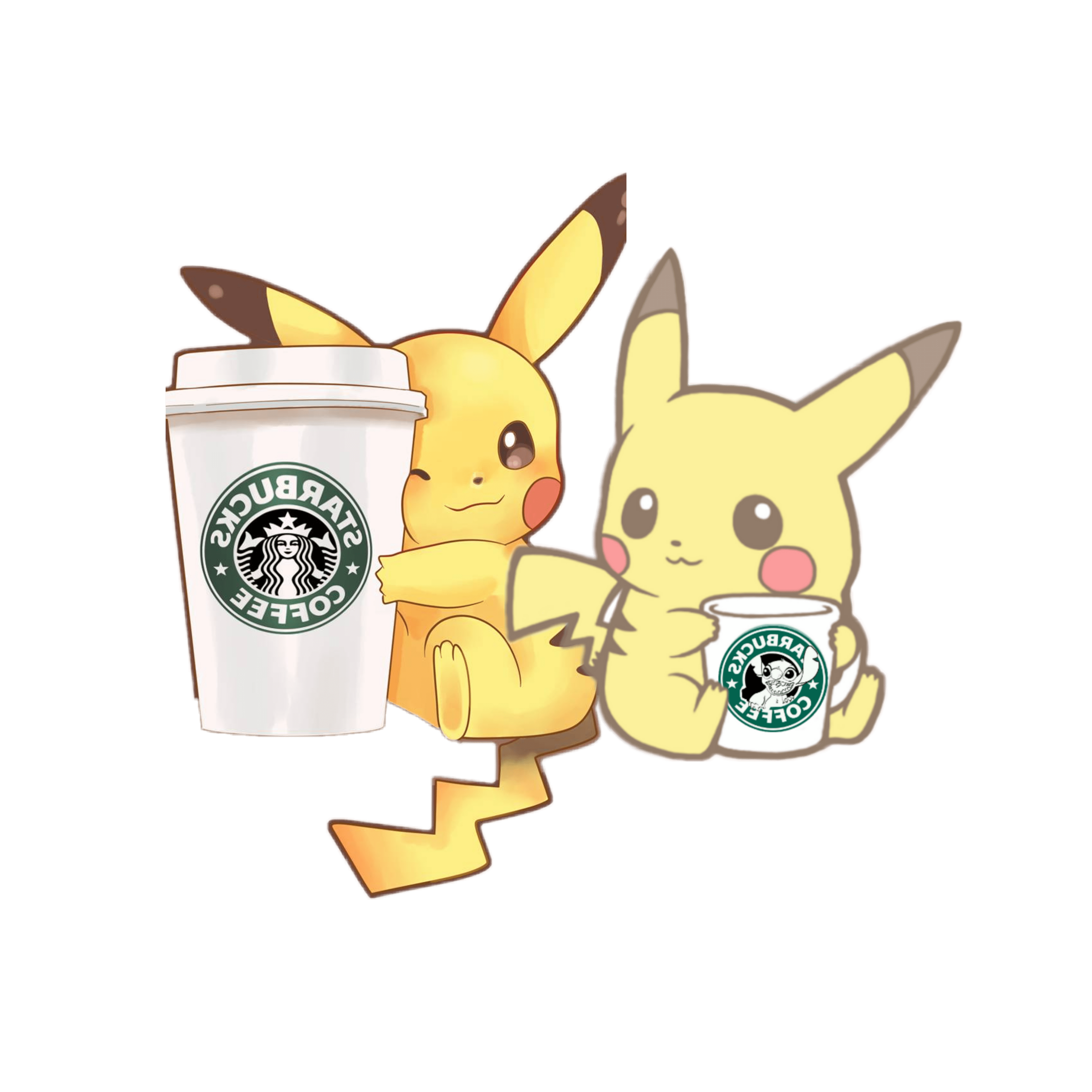 Pikachu Starbucks Wallpapers - Top Free Pikachu Starbucks Backgrounds ...