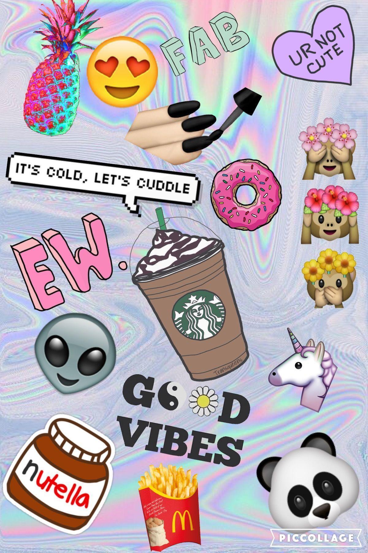 1200x1800 Starbucks Cute Cartoon Wallpaper
