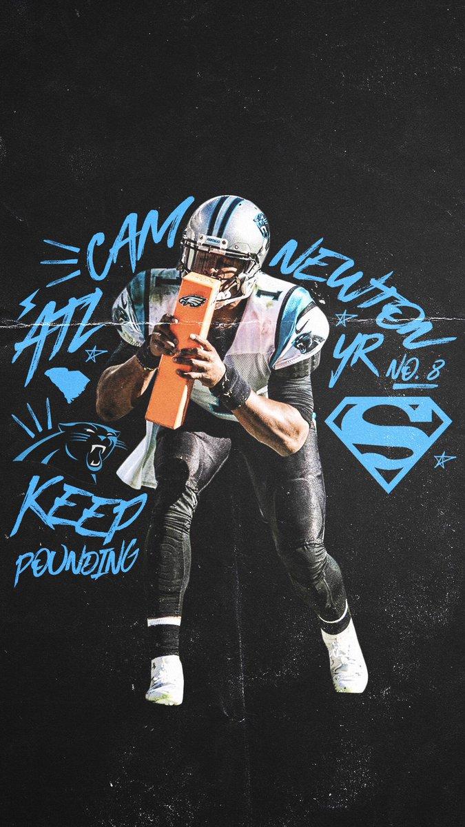 675x1200 Carolina Panthers couldn't wait until Wednesday to drop these wallpaper