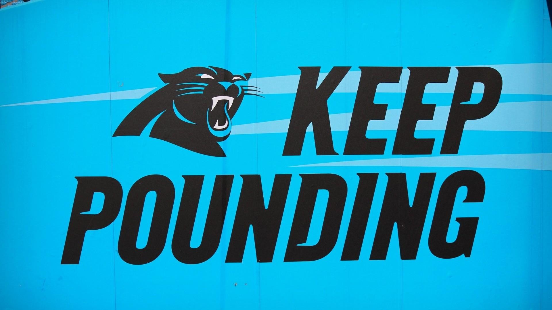 1920x1080 carolina panthers wallpaper, font, logo, text, turquoise, graphics
