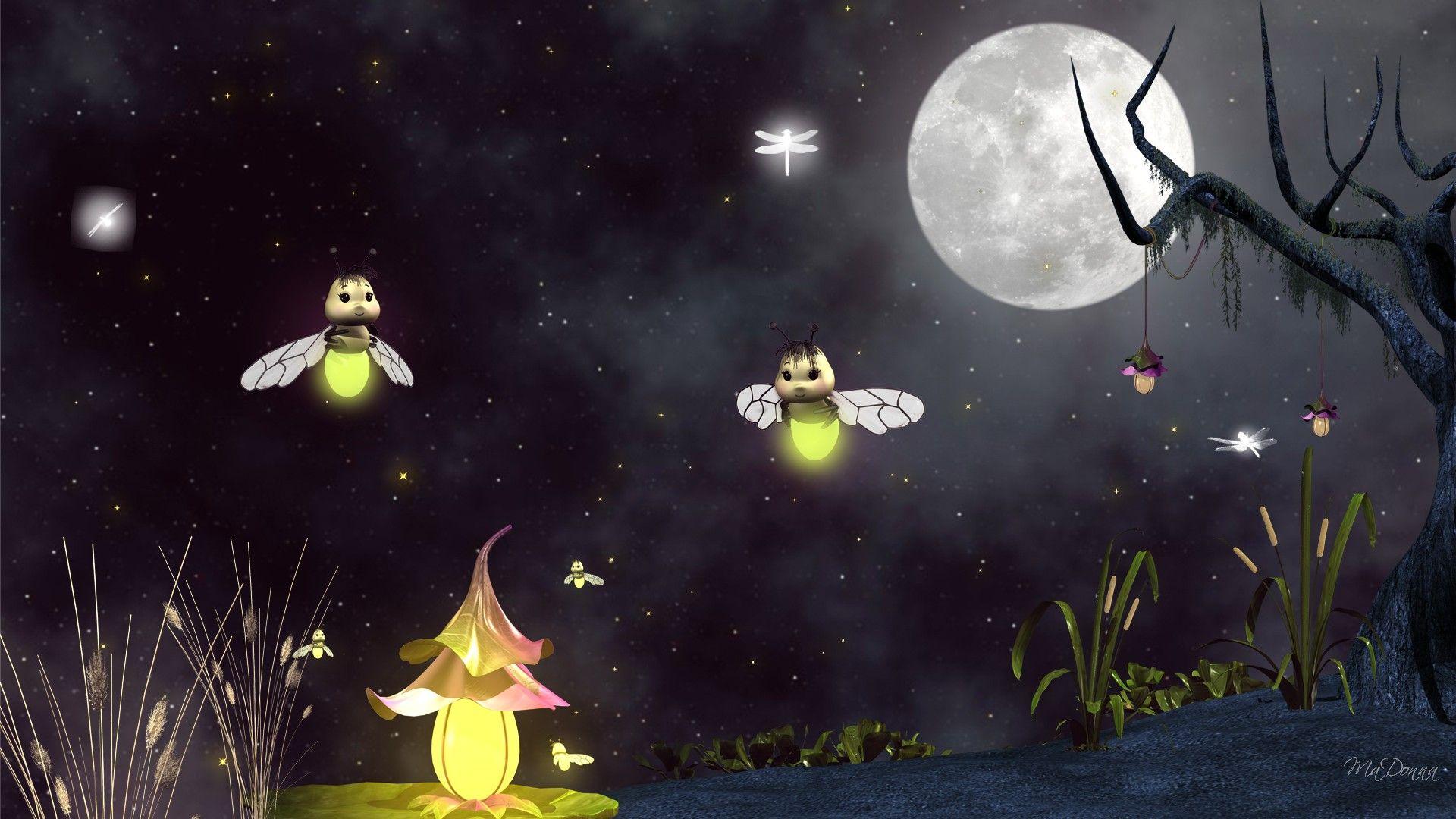 1920x1080 Fireflies Image HD HD Wallpaper